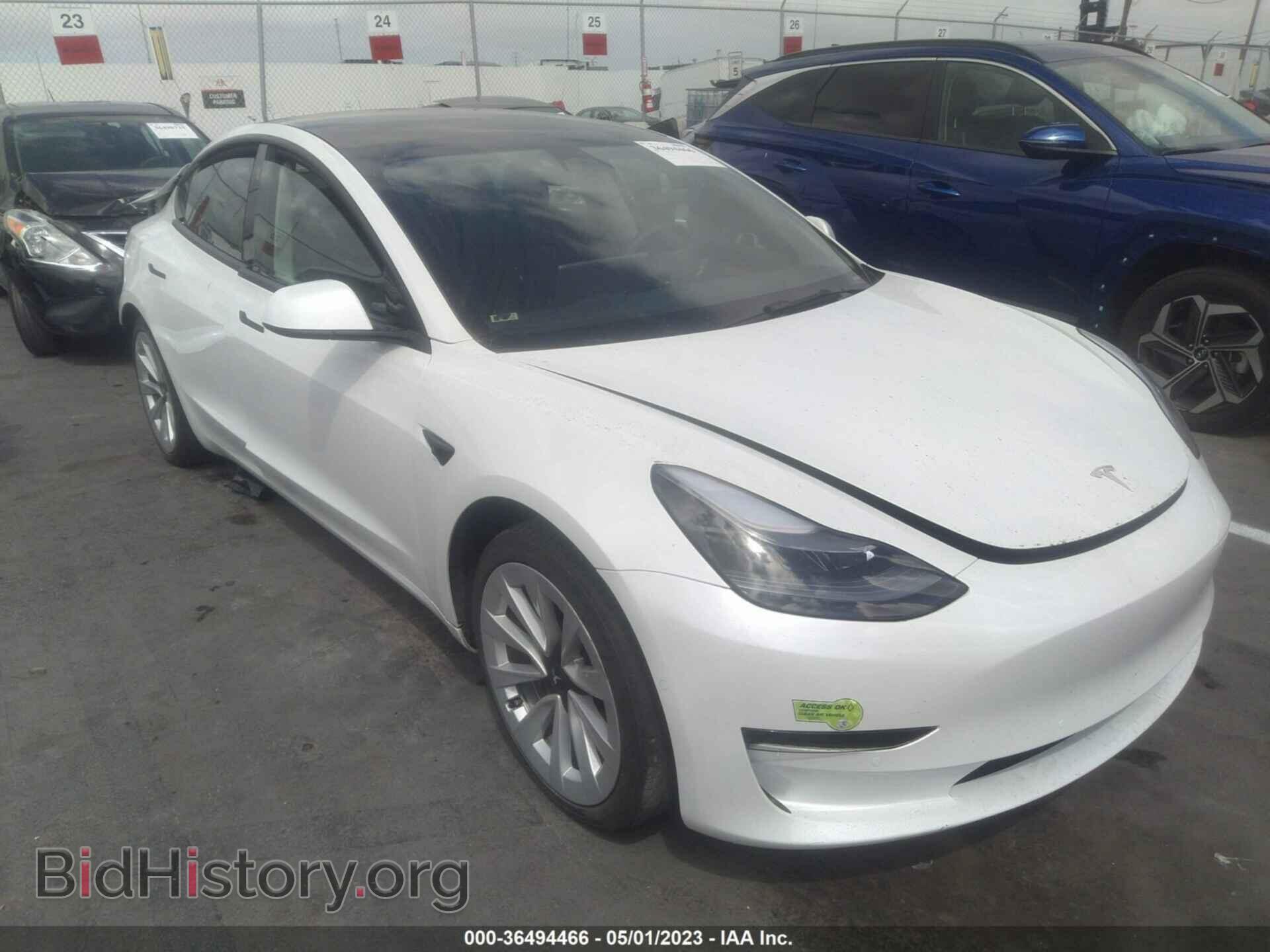 Фотография 5YJ3E1EA4NF358359 - TESLA MODEL 3 2022