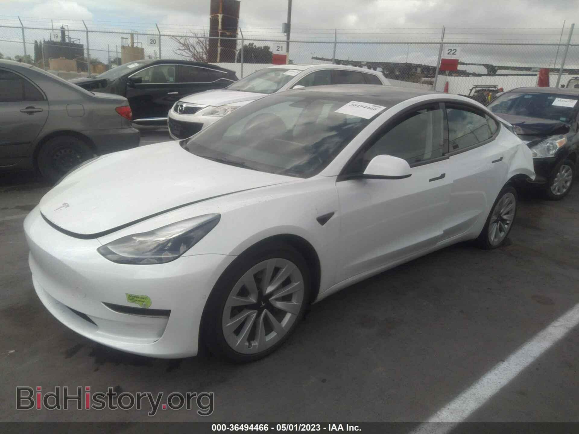 2022 TESLA MODEL 3 - VIN: 5YJ3E1EA4NF358359 - Фото 2