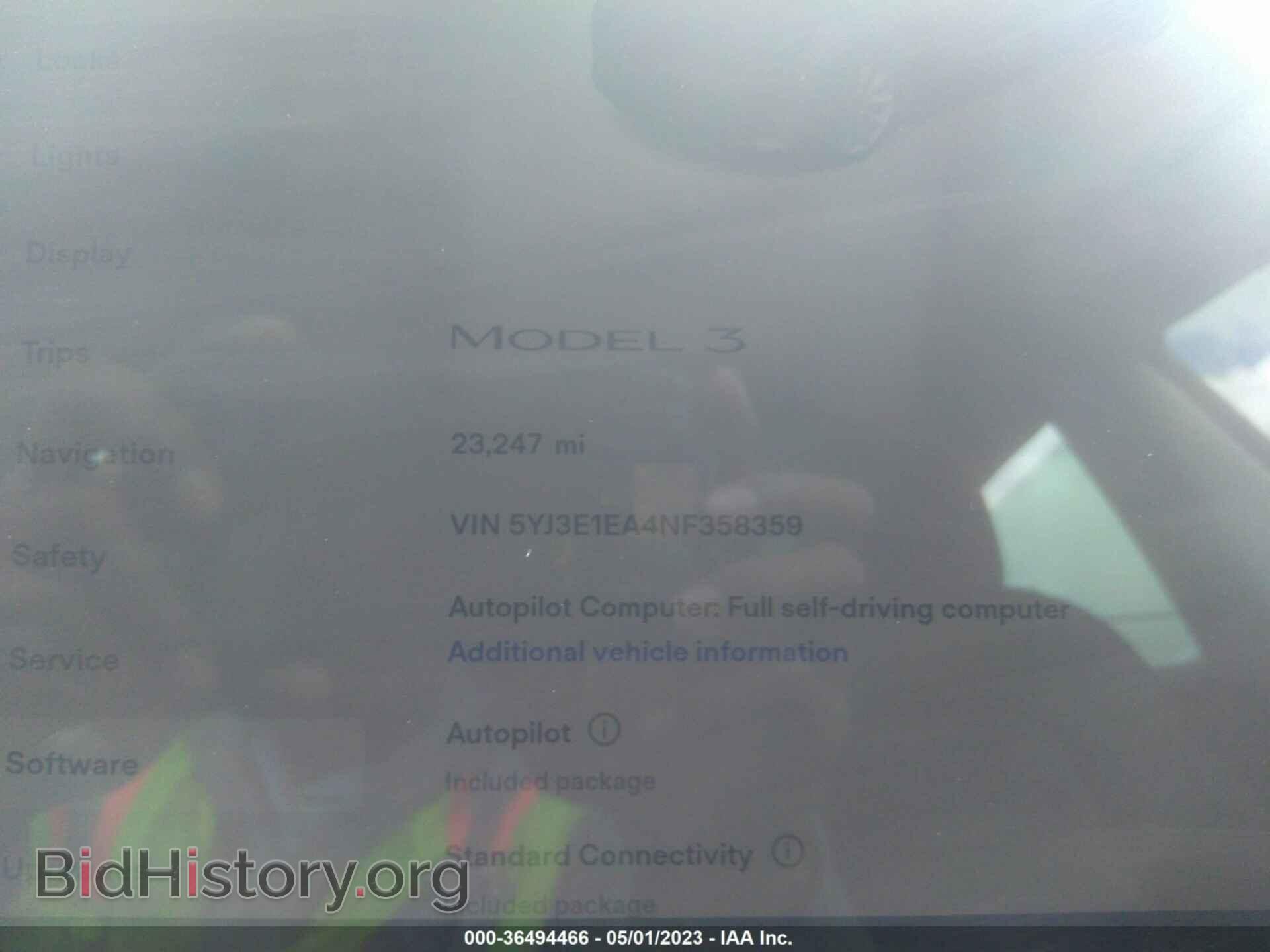 2022 TESLA MODEL 3 - VIN: 5YJ3E1EA4NF358359 - Фото 7