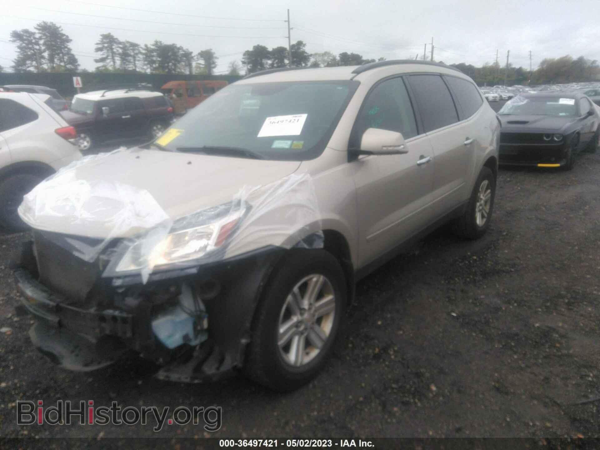 2014 CHEVROLET TRAVERSE - VIN: 1GNKRGKD2EJ361052 - Фото 2