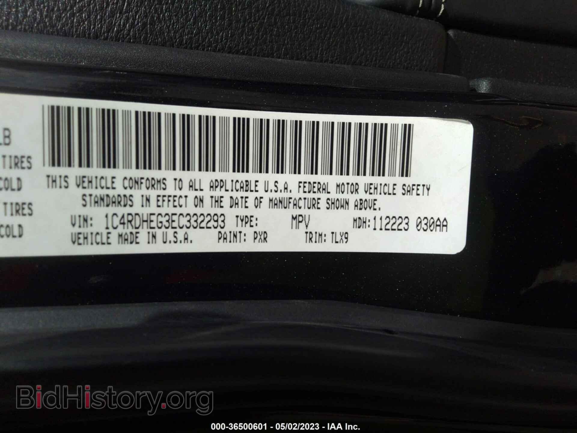 2014 DODGE DURANGO - VIN: 1C4RDHEG3EC332293 - Фото 9
