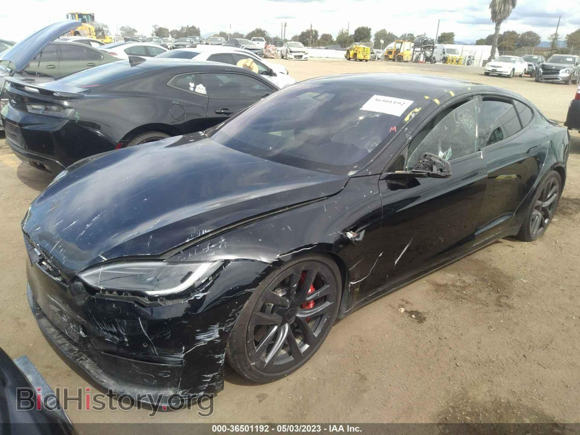 2022 TESLA MODEL S - VIN: 5YJSA1E64NF485809 - Photo 2