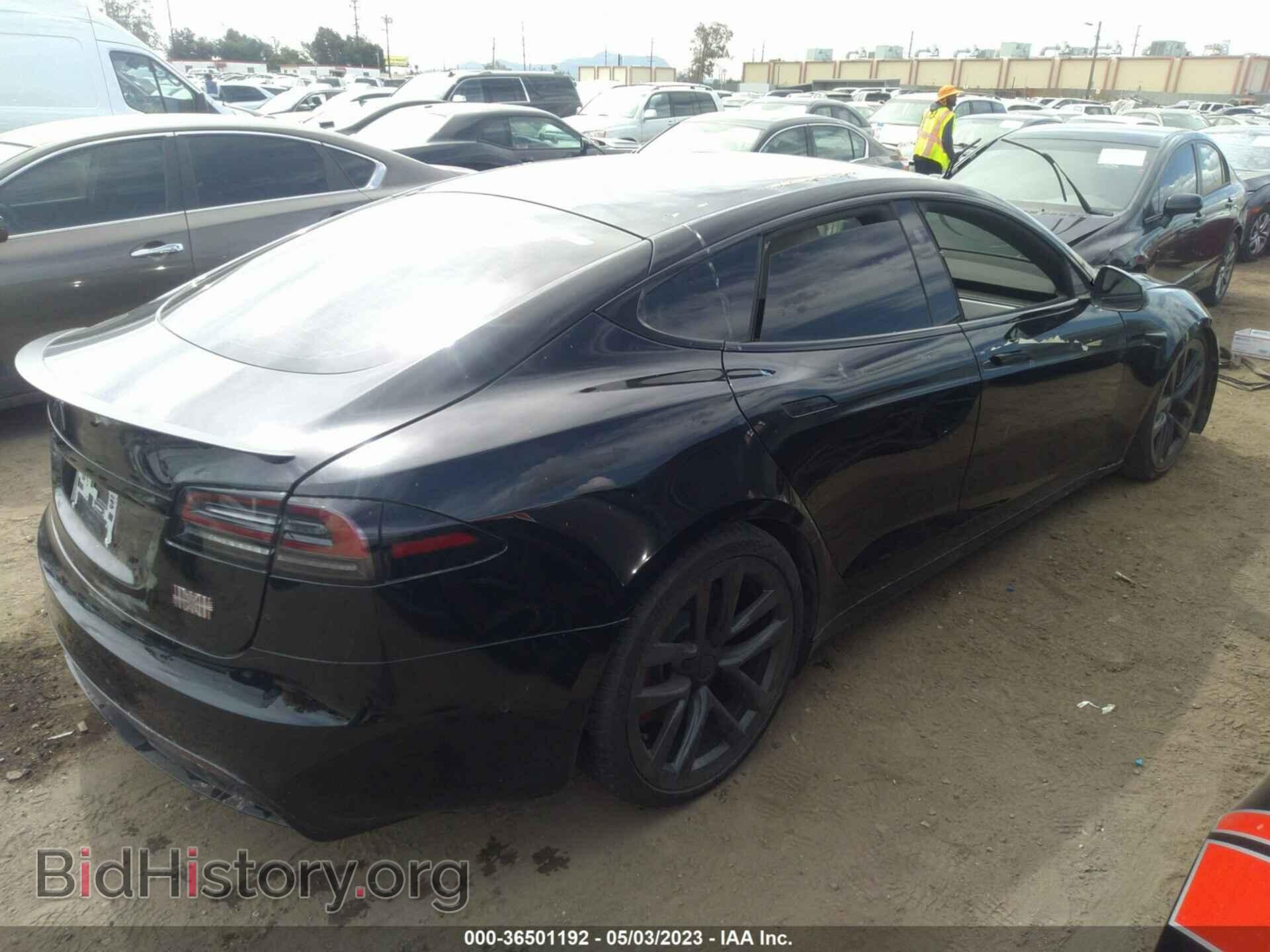 2022 TESLA MODEL S - VIN: 5YJSA1E64NF485809 - Photo 4