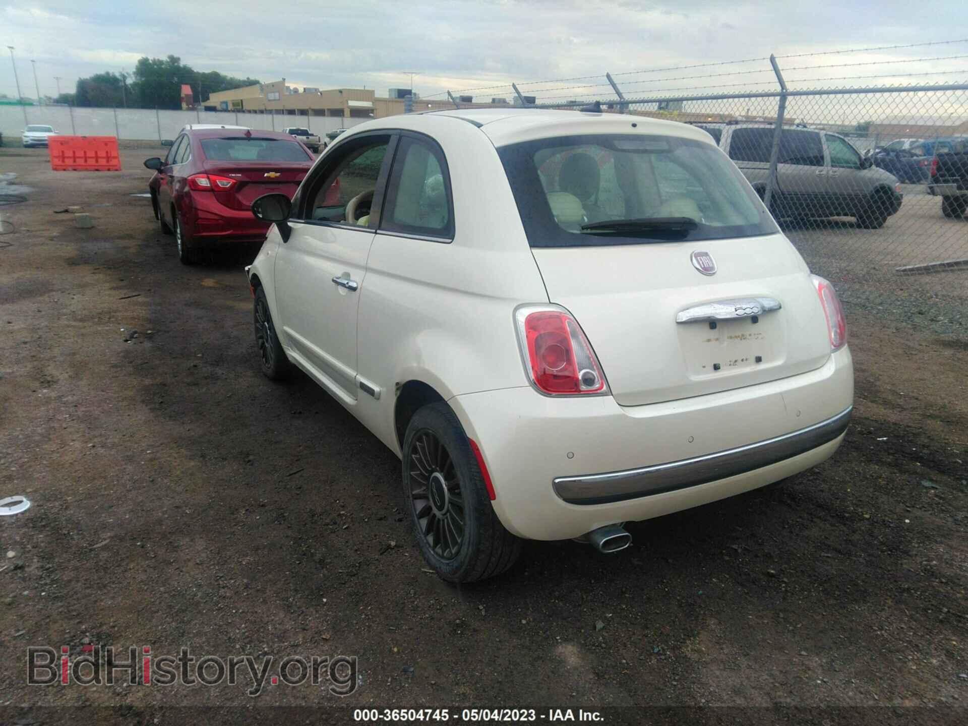 2012 FIAT 500 - VIN: 3C3CFFCRXCT366469 - Фото 3