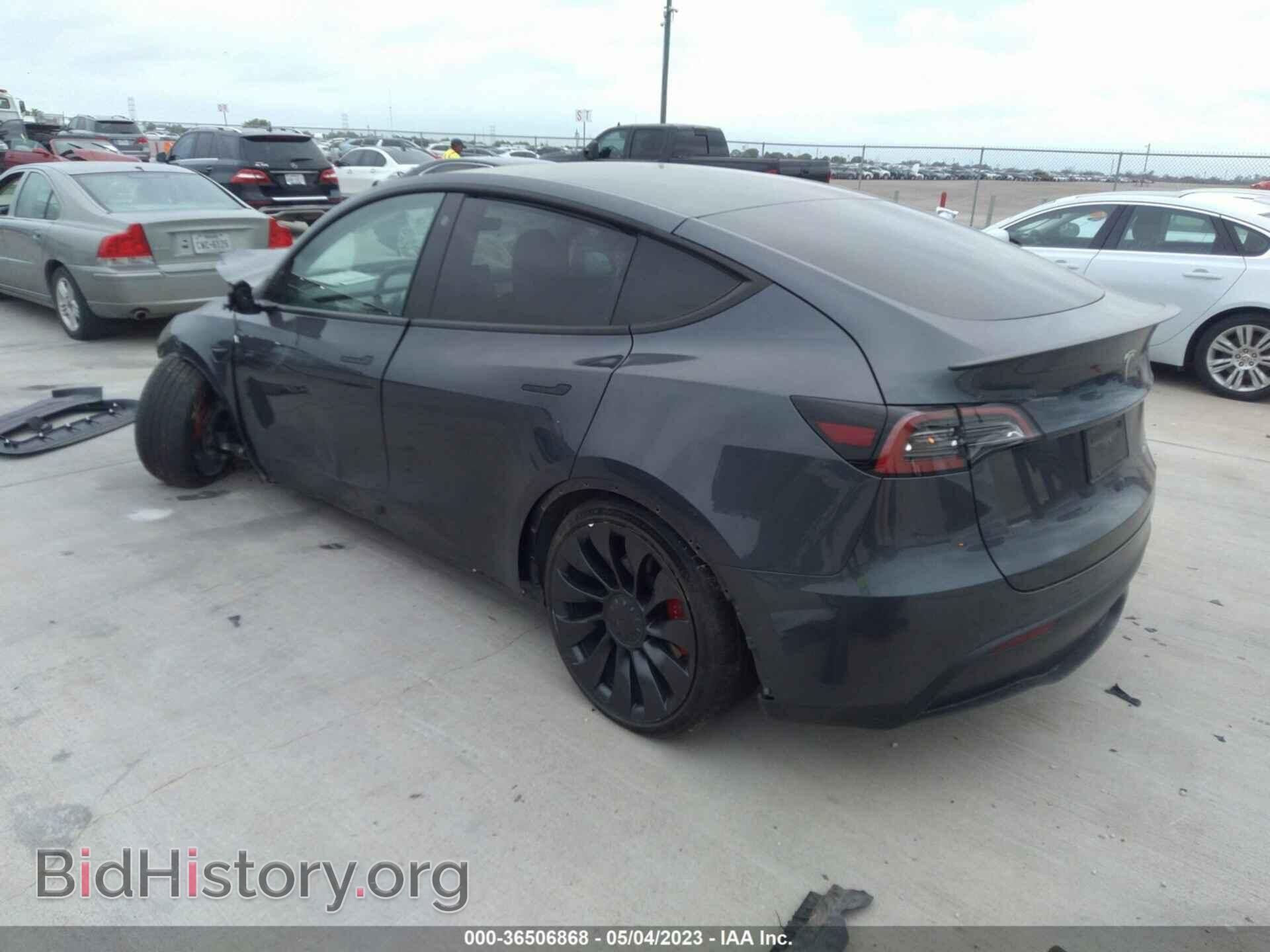 2022 TESLA MODEL Y - VIN: 7SAYGDEF2NF329538 - Фото 3