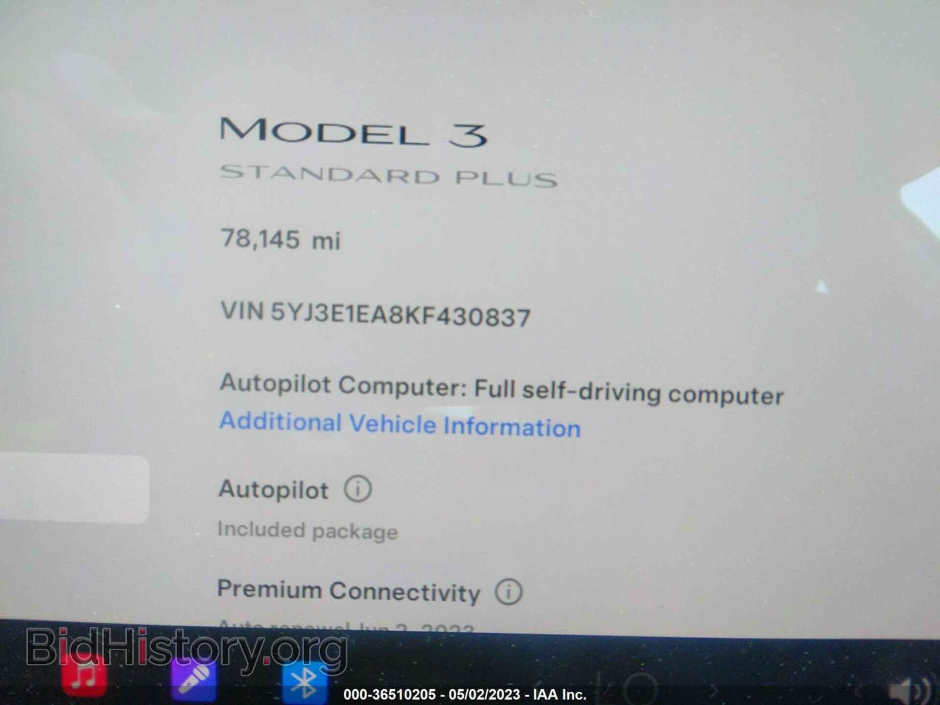 2019 TESLA MODEL 3 - VIN: 5YJ3E1EA8KF430837 - Фото 7