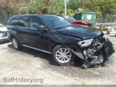 2018 Dodge DURANGO SXT, черный — VIN 1C4RDJAG8JC133702, IAAI