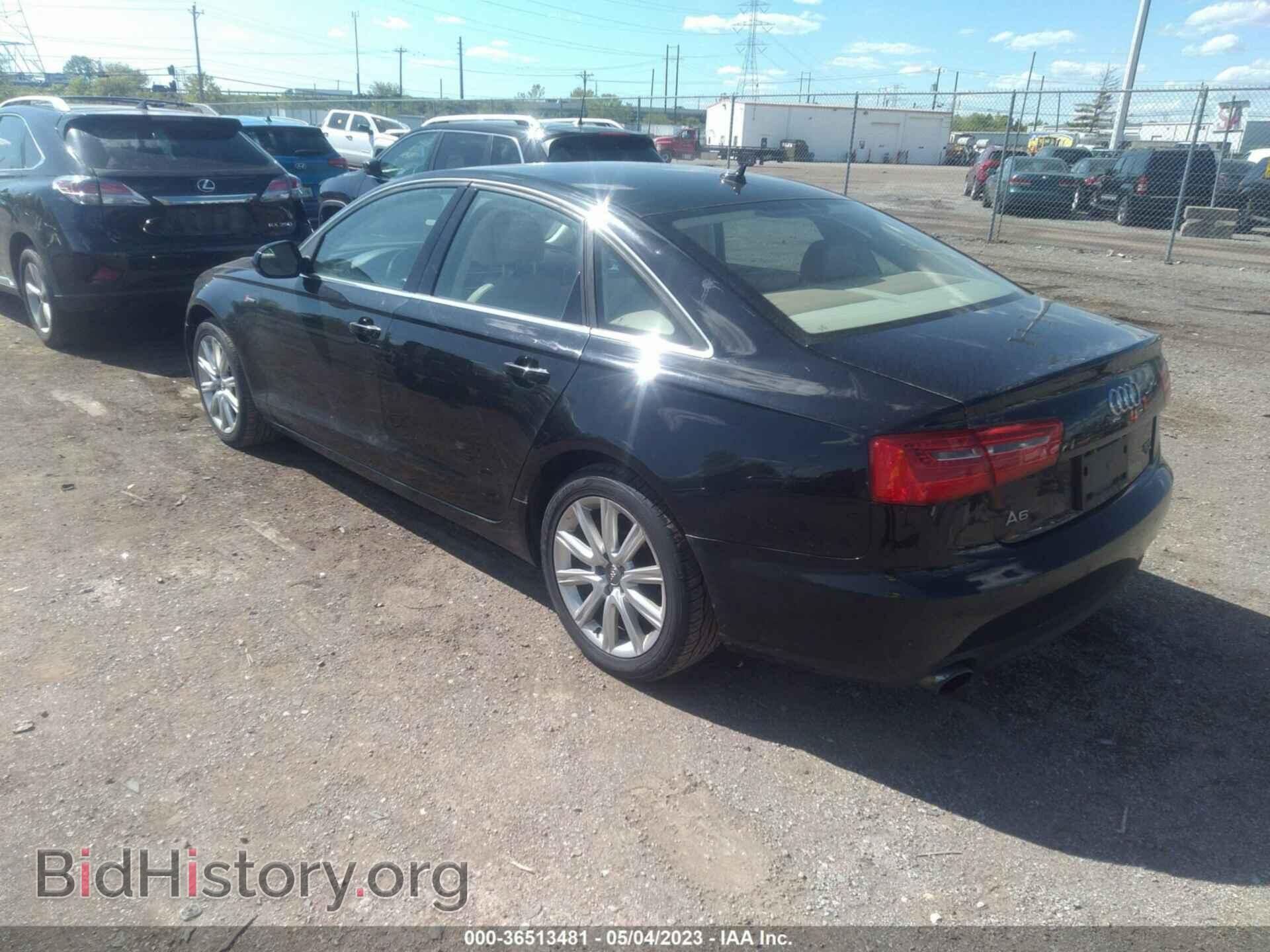 2013 AUDI A6 - VIN: WAUGGBFC0DN037448 - Фото 3