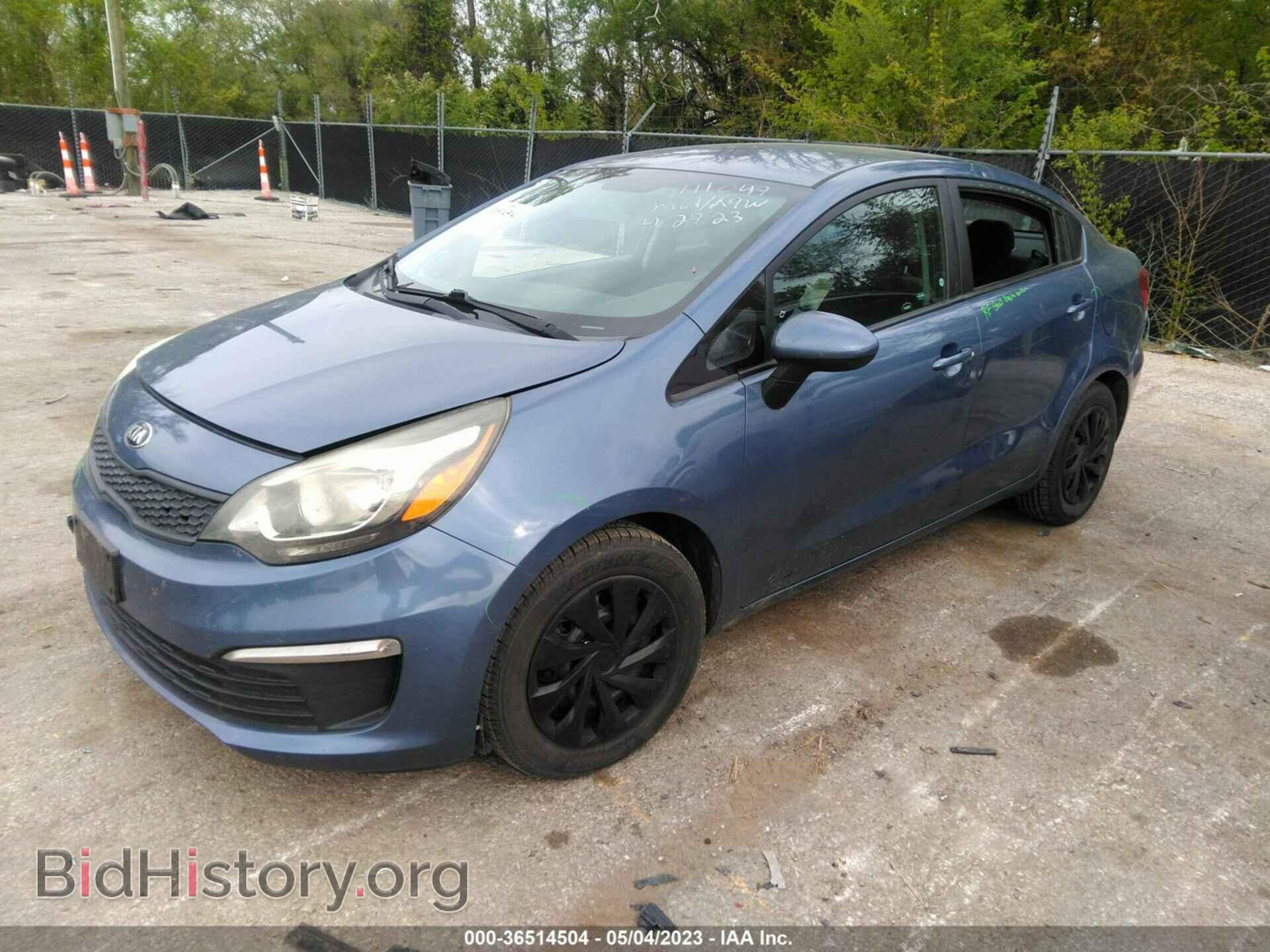 2016 KIA RIO - VIN: KNADM4A33G6576742 - Фото 2