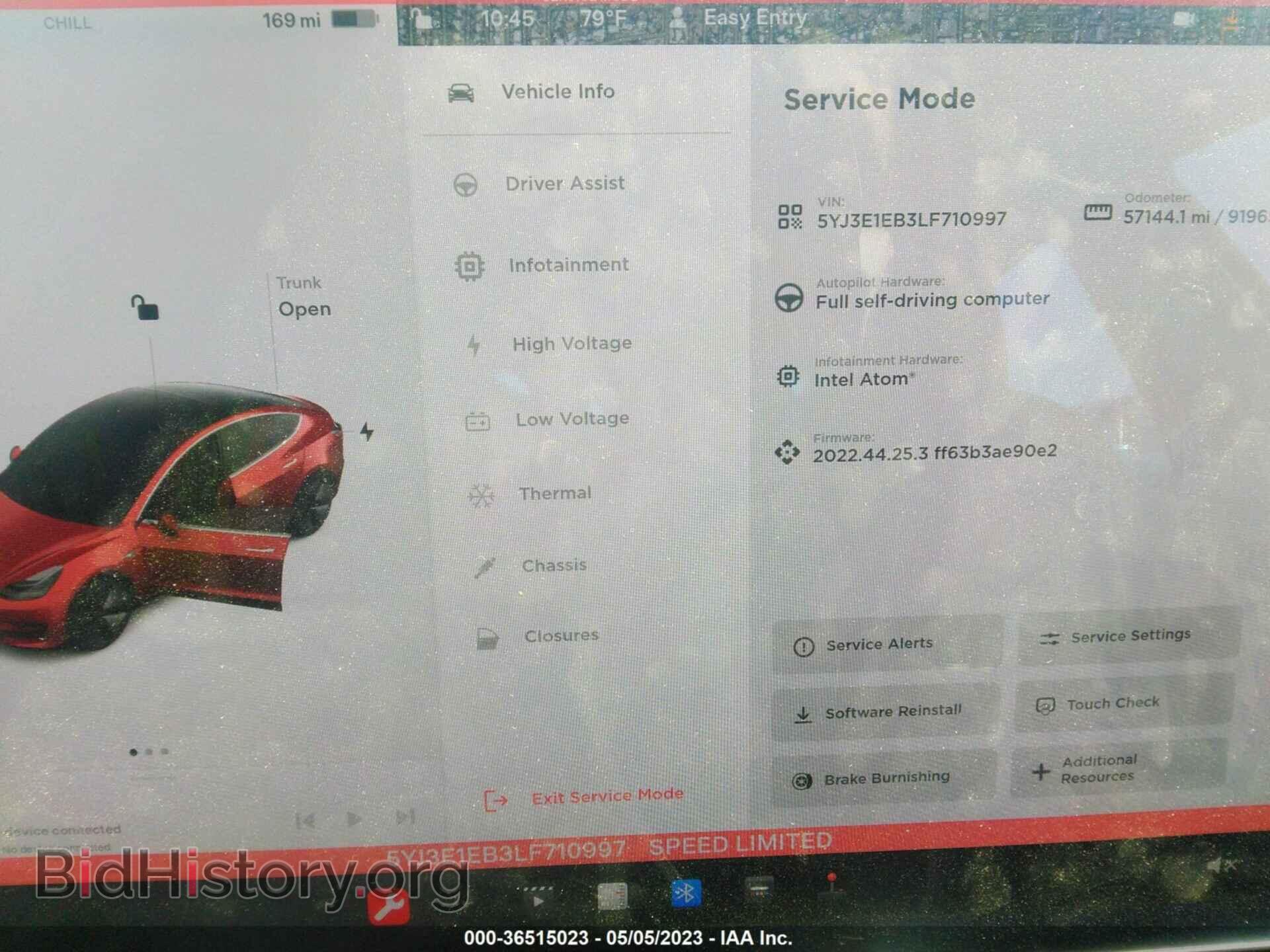2020 TESLA MODEL 3 - VIN: 5YJ3E1EB3LF710997 - Фото 7