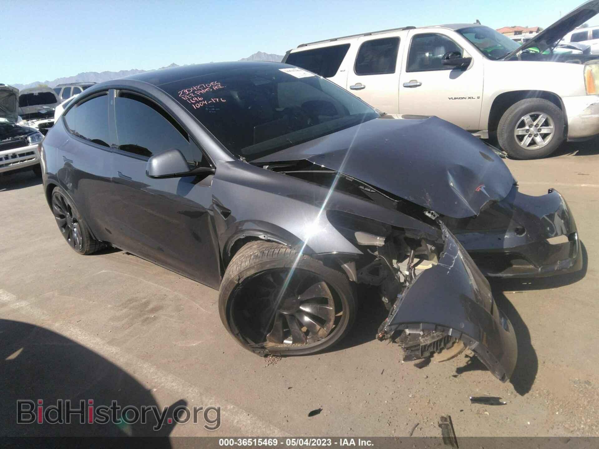 Photo 7SAYGDEF3NF411696 - TESLA MODEL Y 2022