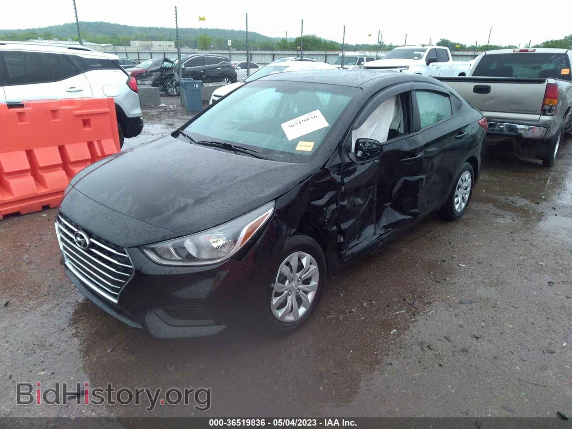 2022 HYUNDAI ACCENT - VIN: 3KPC24A64NE182351 - Фото 2