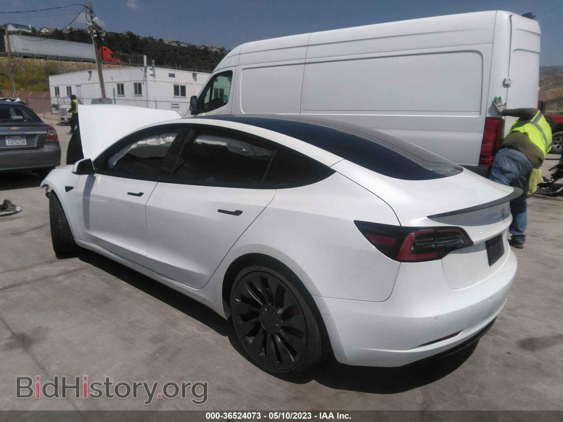 2022 TESLA MODEL 3 - VIN: 5YJ3E1EC7NF208666 - Фото 3