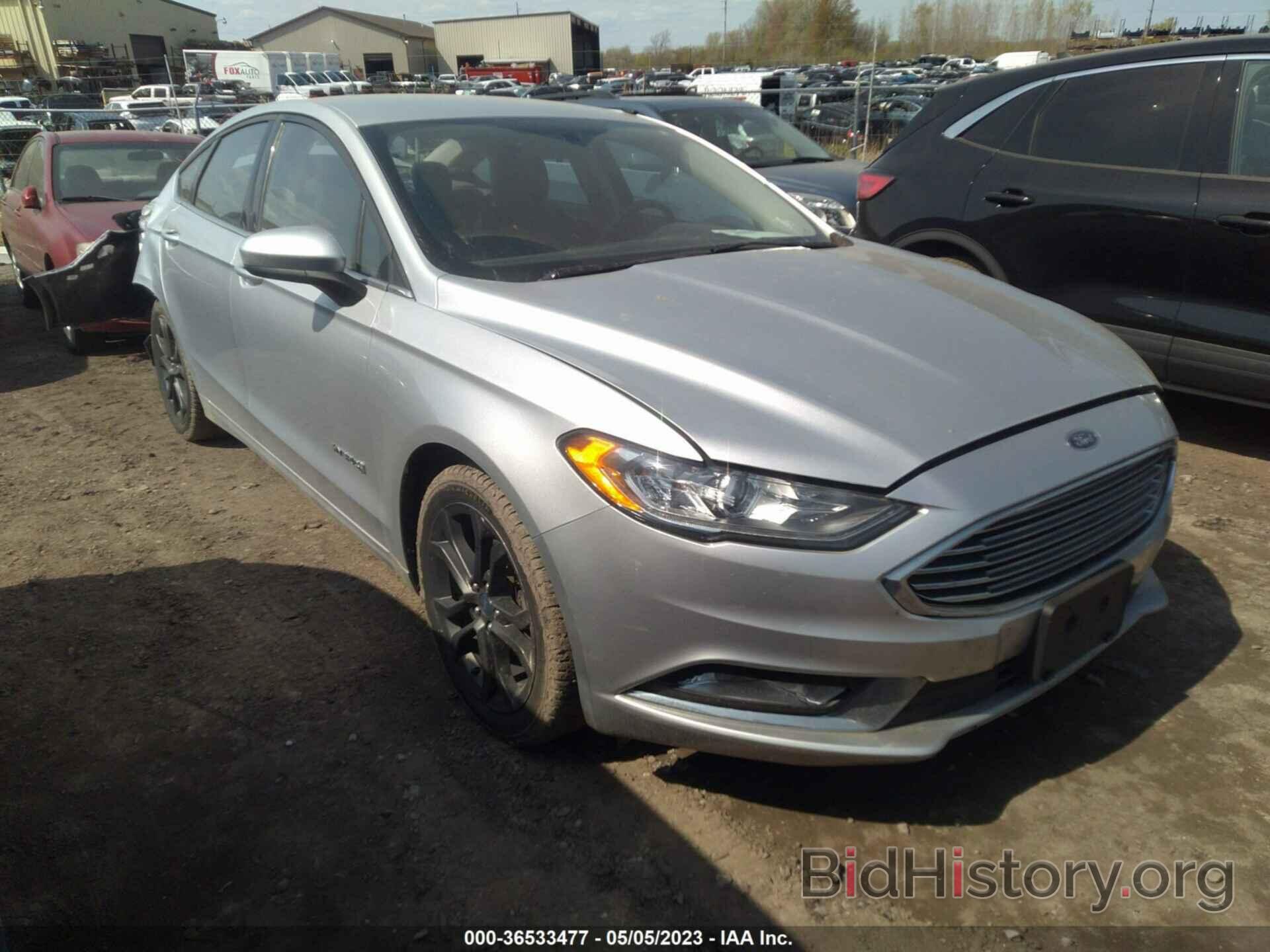 Фотография 3FA6P0LU2JR169786 - FORD FUSION HYBRID 2018