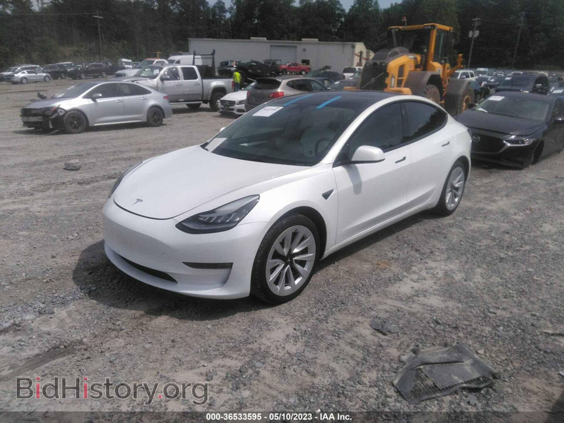 2022 TESLA MODEL 3 - VIN: 5YJ3E1EB3NF244345 - Фото 2