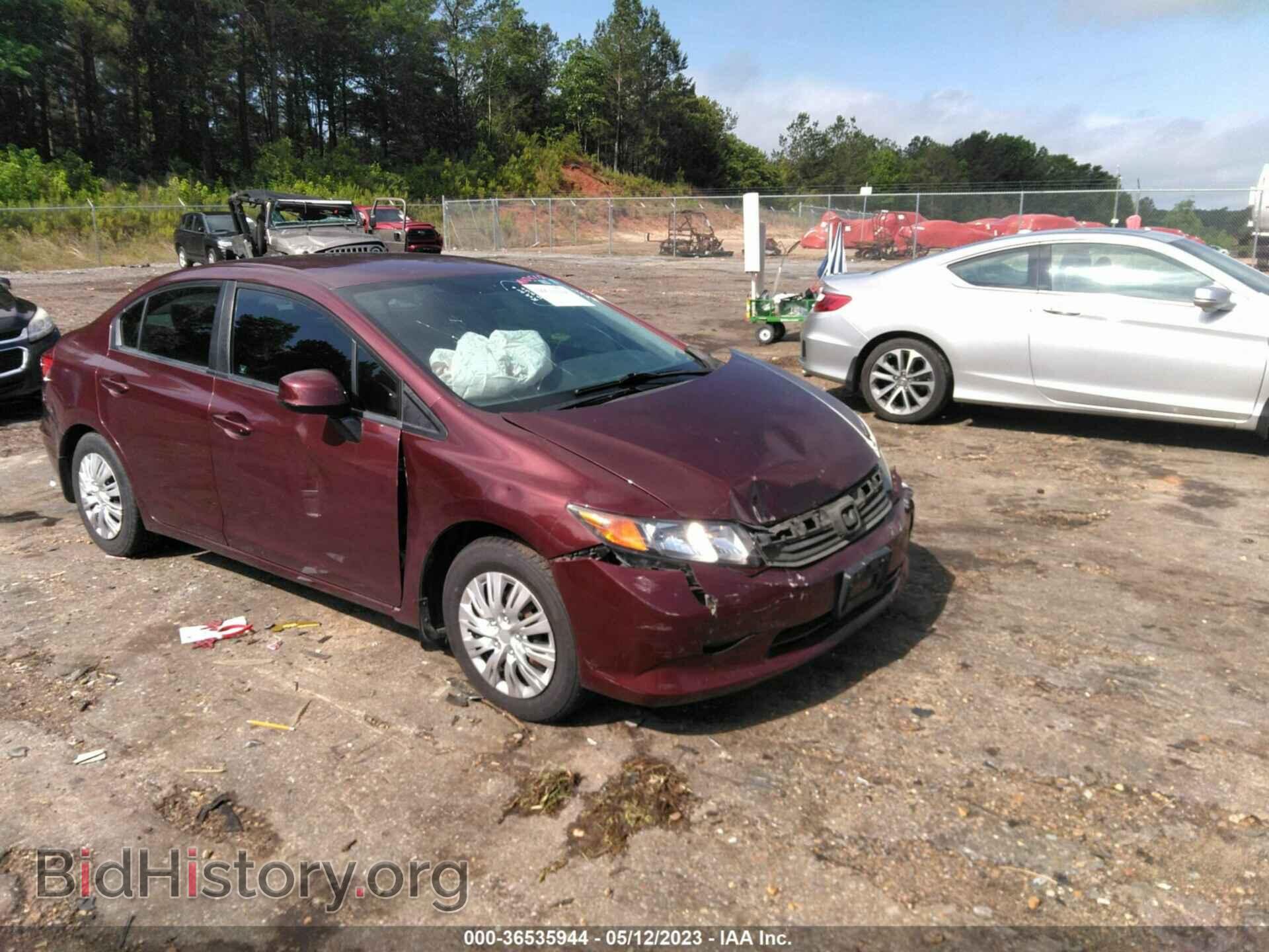 Фотография 2HGFB2F59CH551676 - HONDA CIVIC SDN 2012