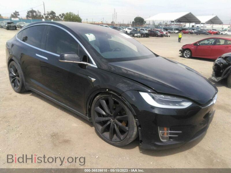 2018 Tesla MODEL X 75d/100d/P100D (VIN 5YJXCBE23JF110975) — photo 1 of 13, IAAI, damage: left front
