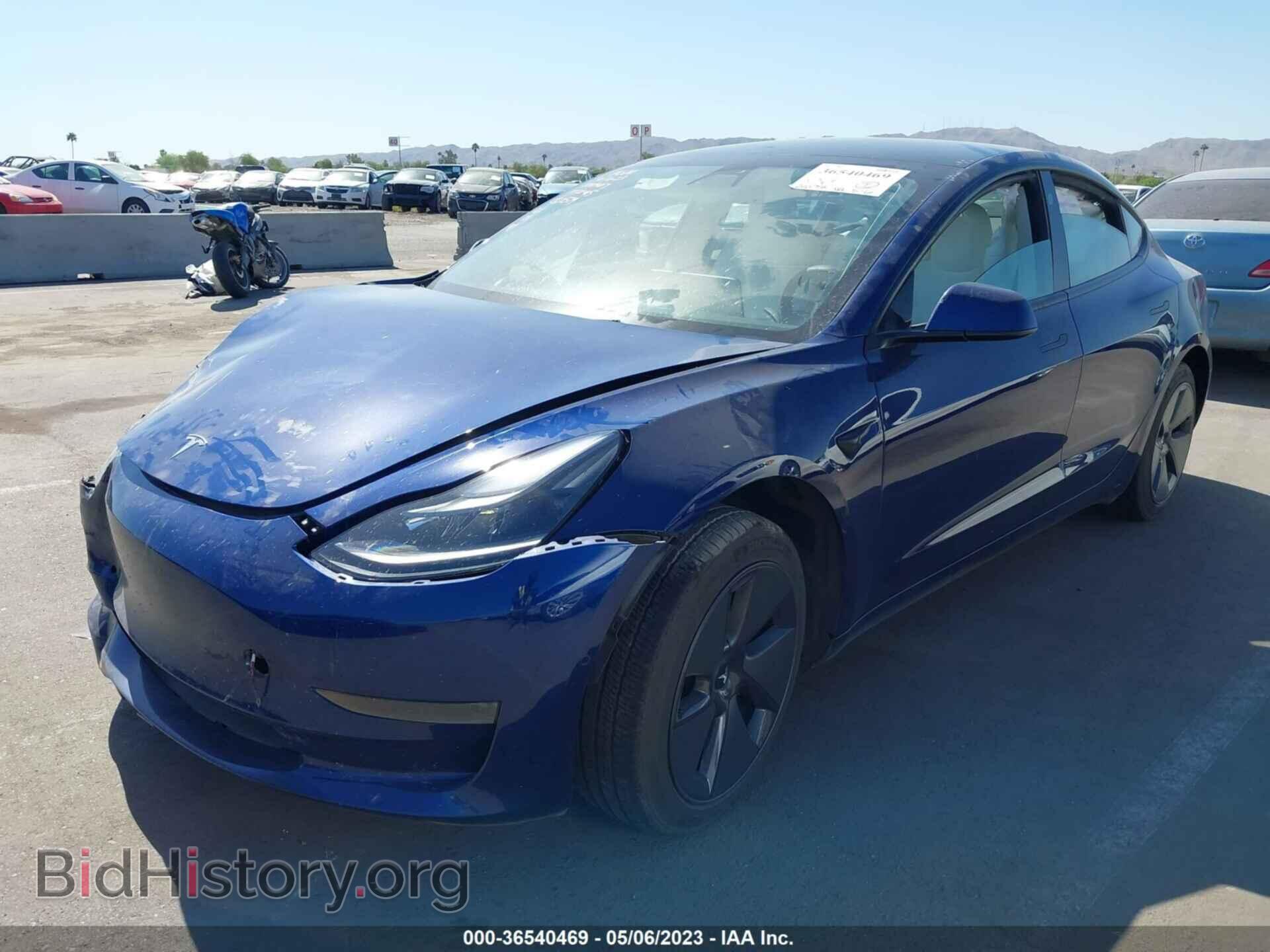 2022 TESLA MODEL 3 - VIN: 5YJ3E1EA9NF121415 - Фото 2
