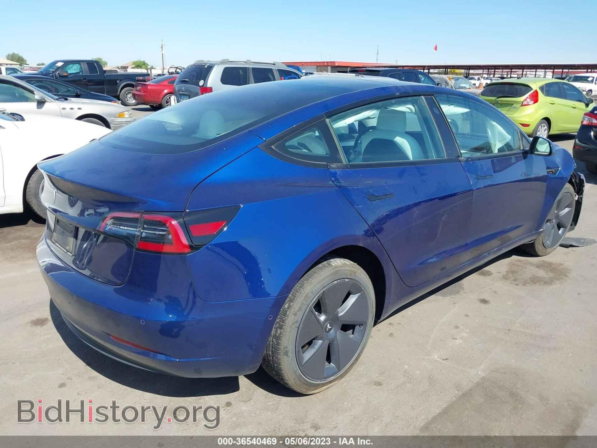 2022 TESLA MODEL 3 - VIN: 5YJ3E1EA9NF121415 - Фото 4