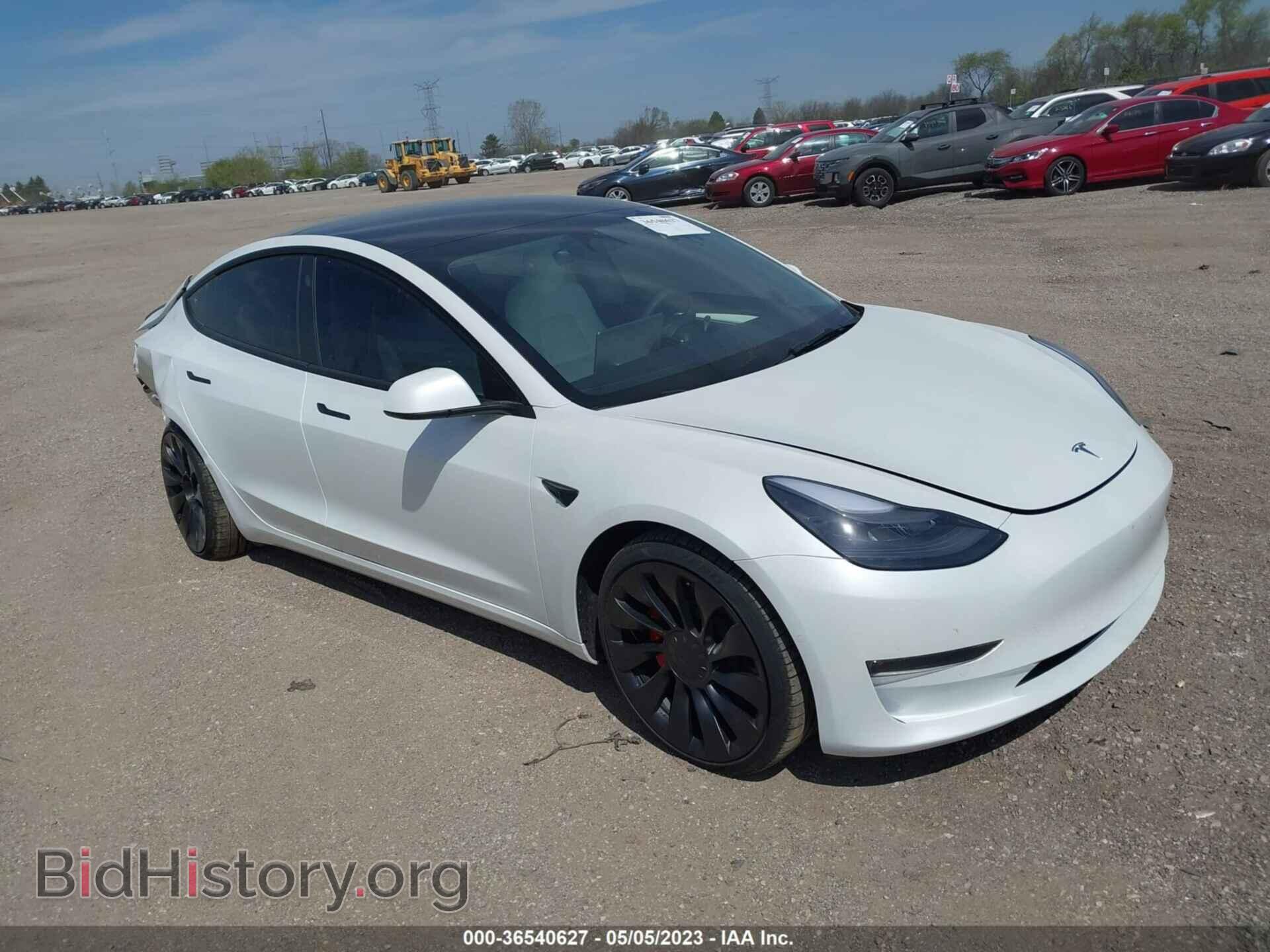 Photo 5YJ3E1EC4NF300978 - TESLA MODEL 3 2022