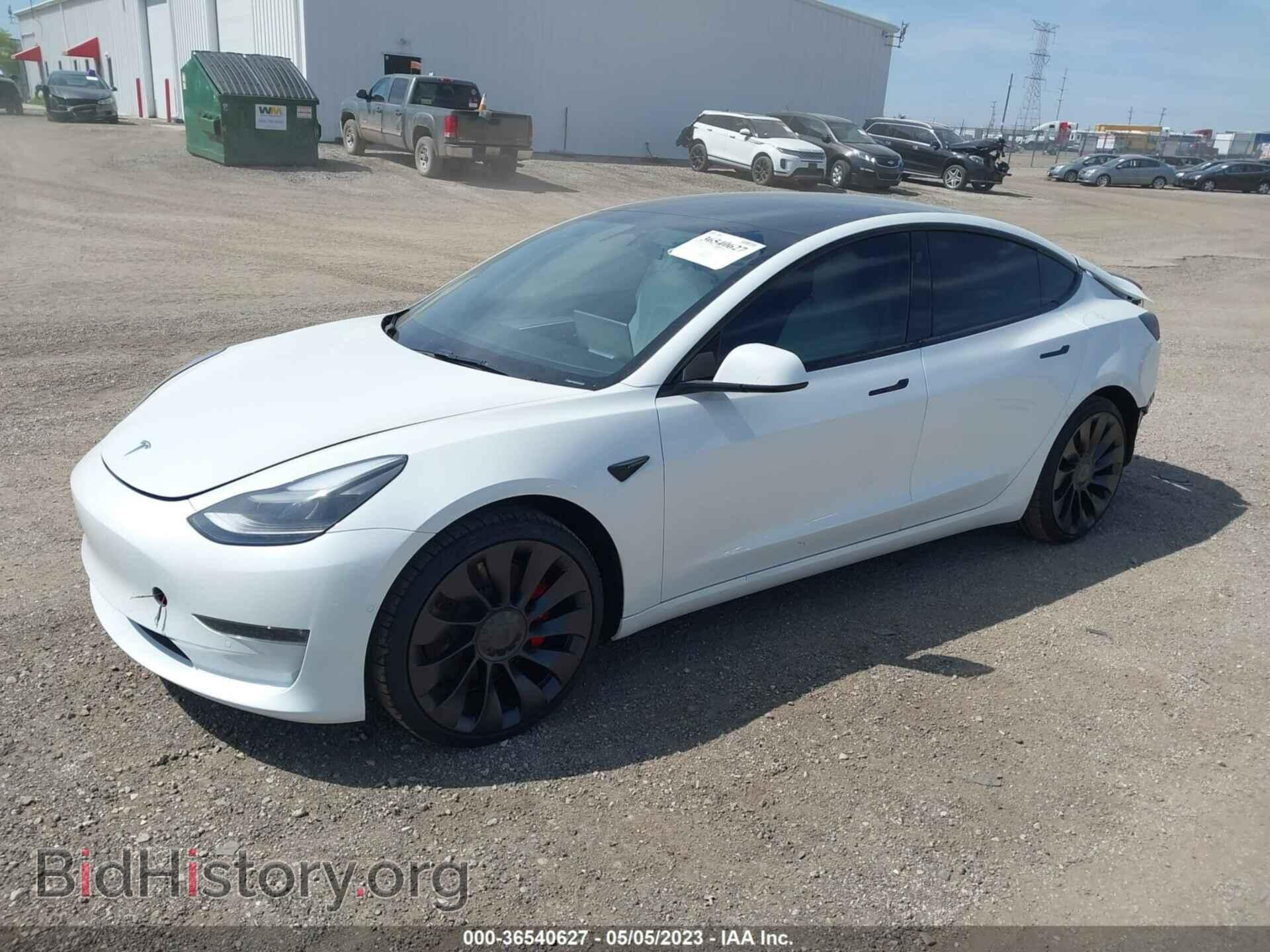 2022 TESLA MODEL 3 - VIN: 5YJ3E1EC4NF300978 - Фото 2