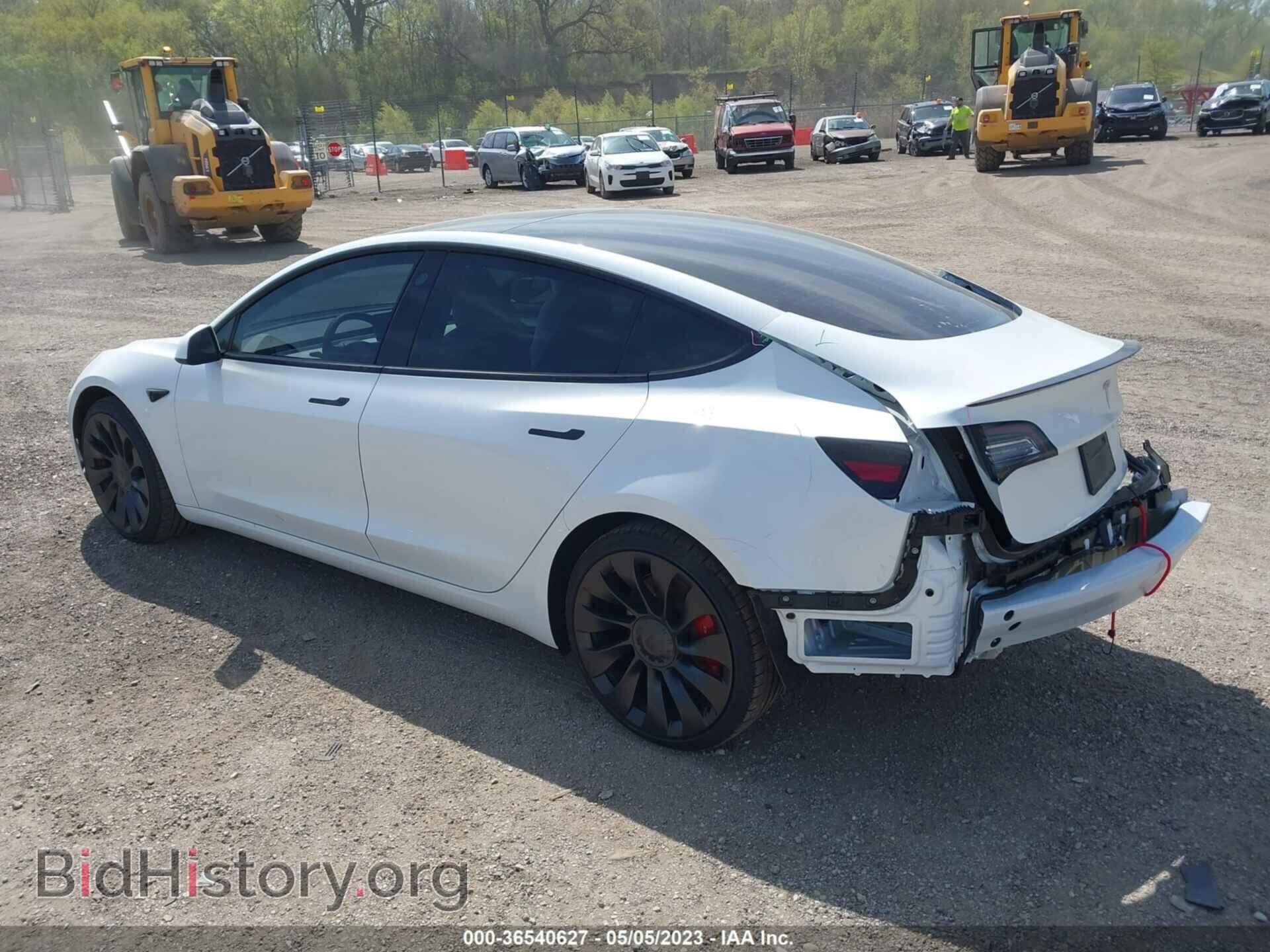 2022 TESLA MODEL 3 - VIN: 5YJ3E1EC4NF300978 - Фото 3
