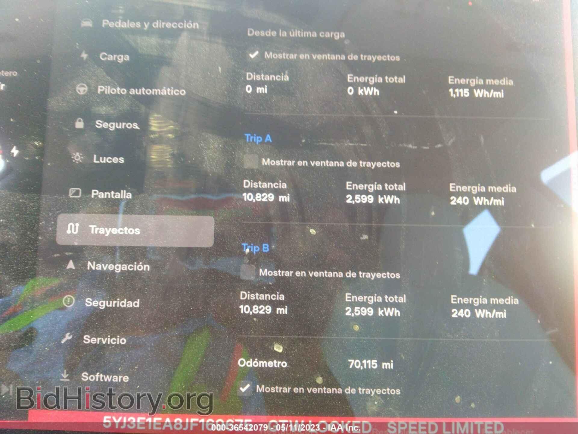 2018 TESLA MODEL 3 - VIN: 5YJ3E1EA8JF169675 - Фото 7