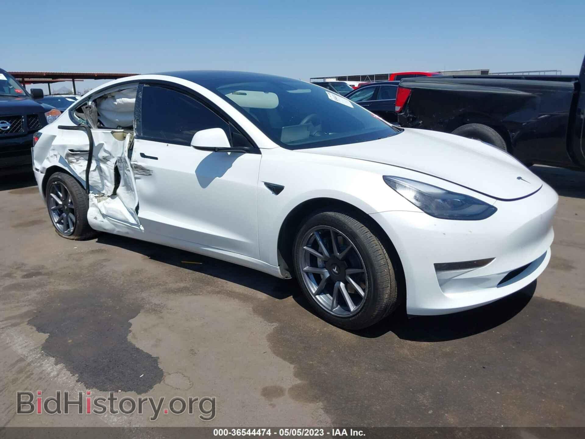 Photo 5YJ3E1EA2MF072444 - TESLA MODEL 3 2021