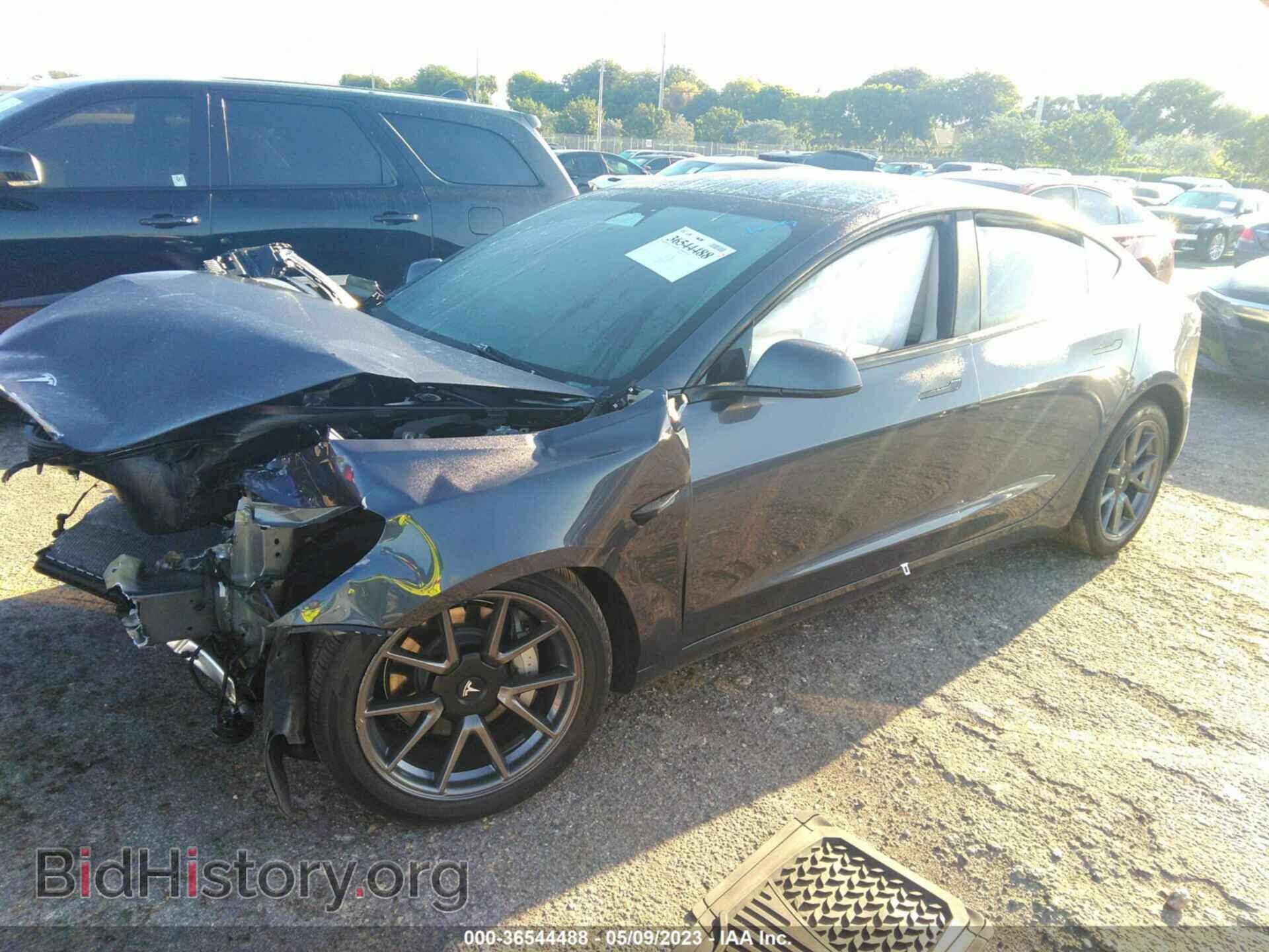 2022 TESLA MODEL 3 - VIN: 5YJ3E1EB7NF278014 - Фото 2