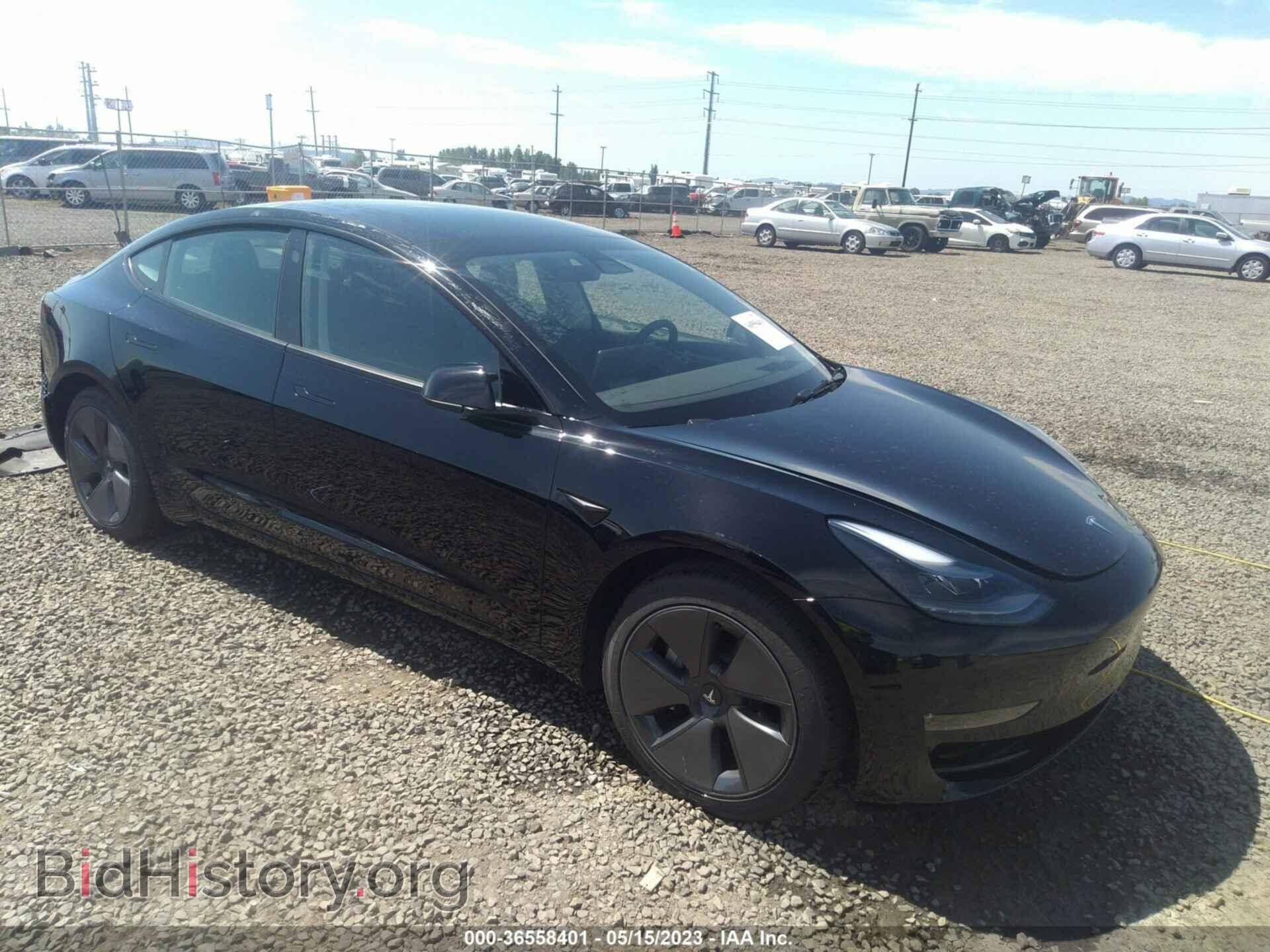 Photo 5YJ3E1EB2NF334621 - TESLA MODEL 3 2022