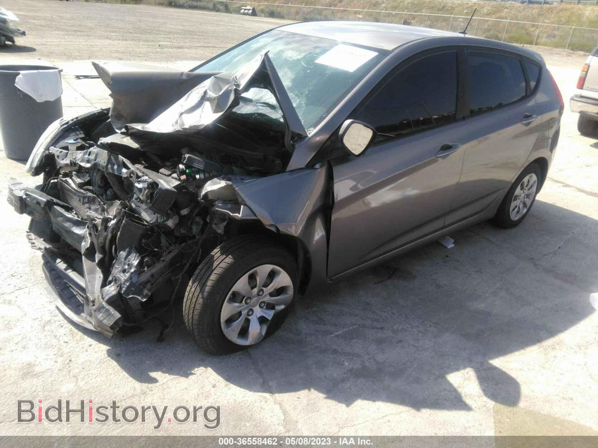 2017 HYUNDAI ACCENT - VIN: KMHCT5AE8HU359818 - Фото 2