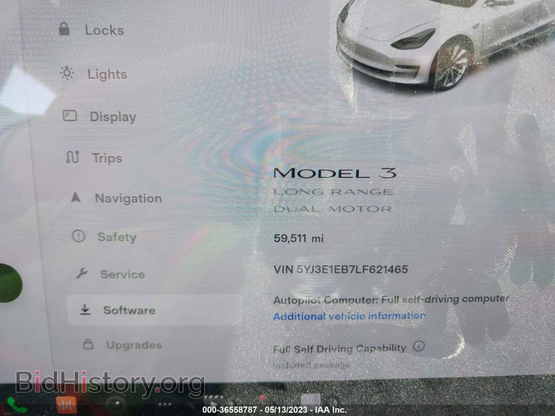 2020 TESLA MODEL 3 - VIN: 5YJ3E1EB7LF621465 - Фото 7
