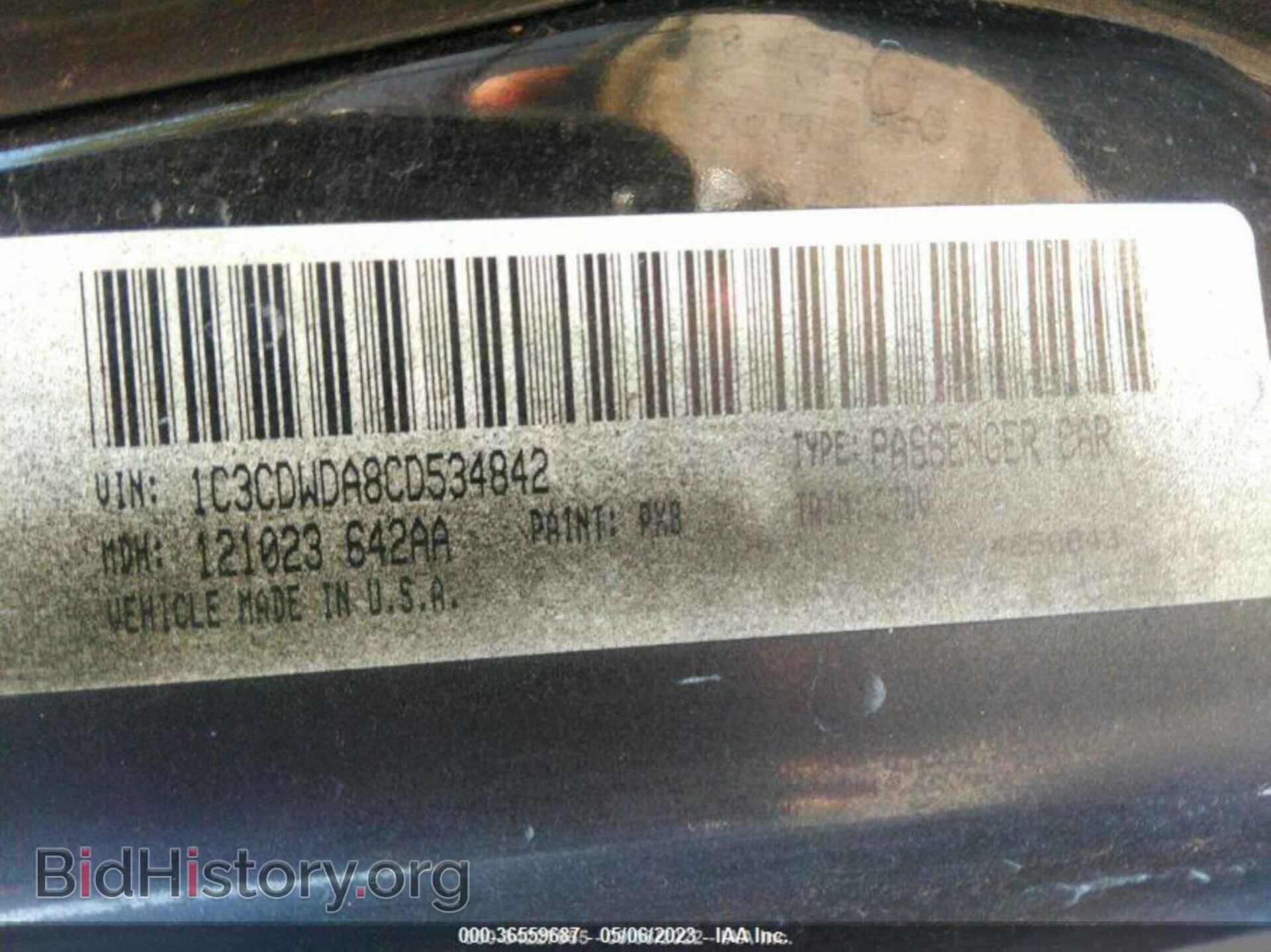 2012 DODGE CALIBER - VIN: 1C3CDWDA8CD534842 - Photo 9