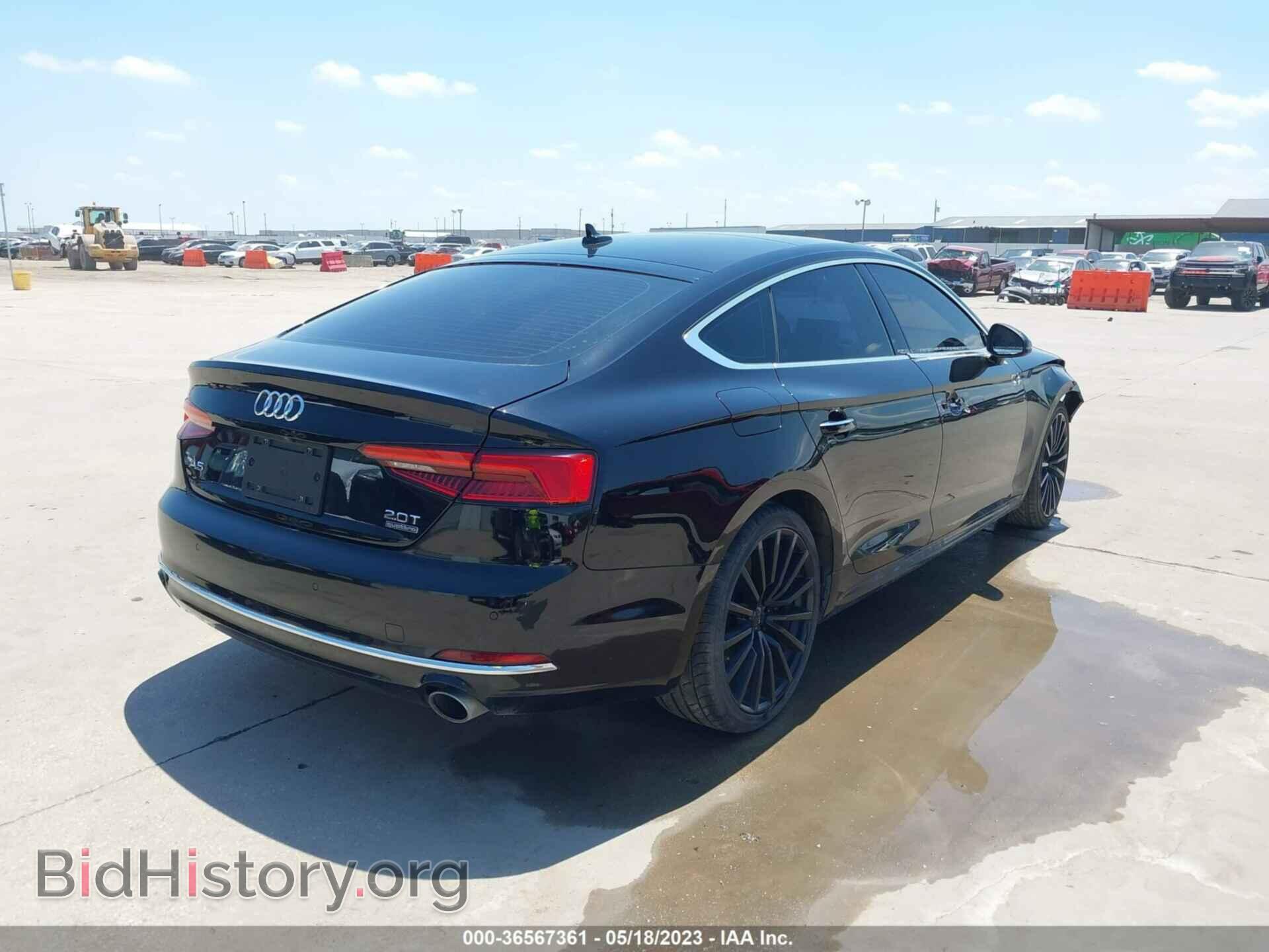 2018 AUDI A5 SPORTBACK - VIN: WAUBNCF5XJA004239 - Фото 4