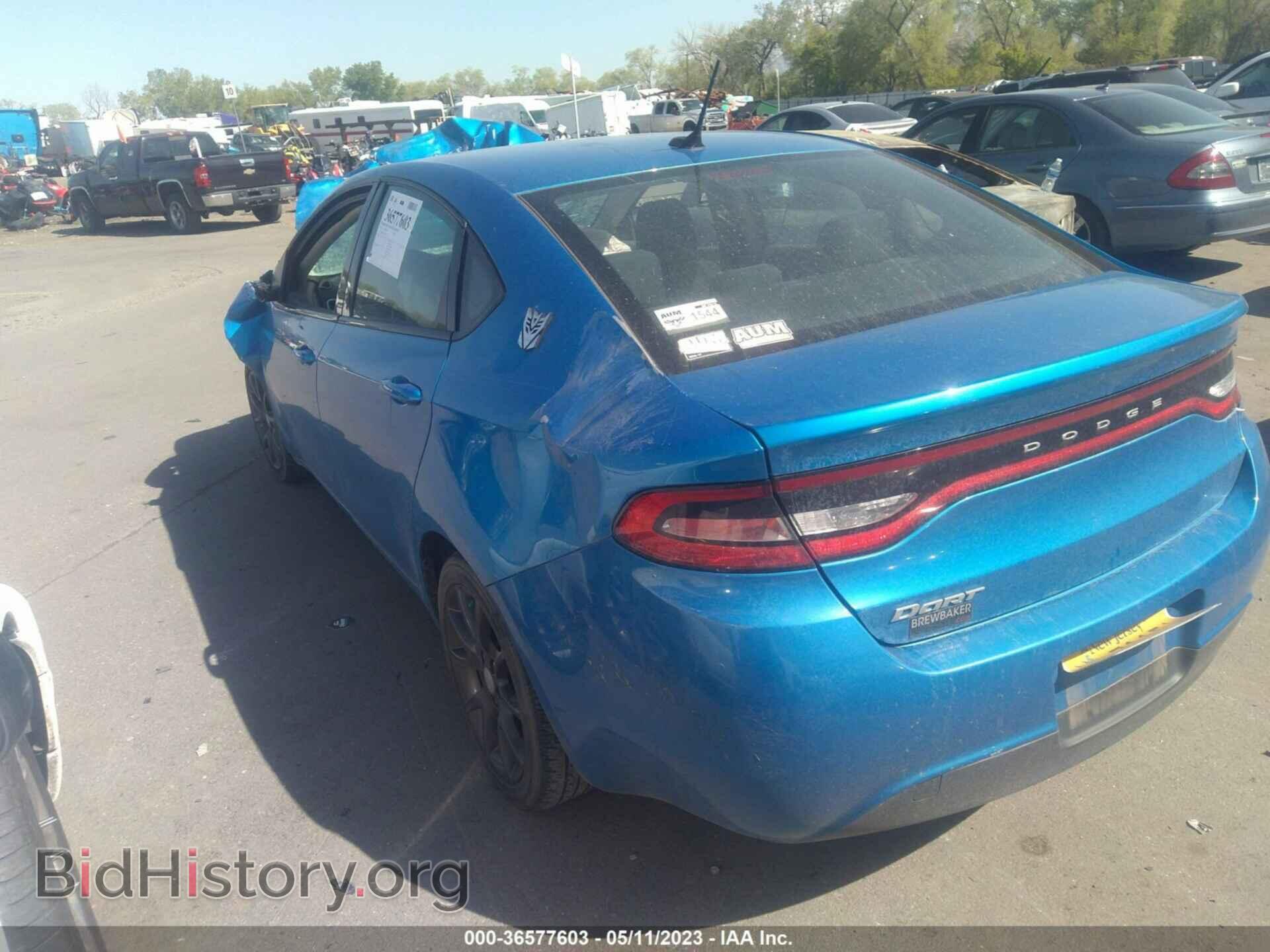 2015 DODGE DART - VIN: 1C3CDFAA3FD369016 - Фото 3