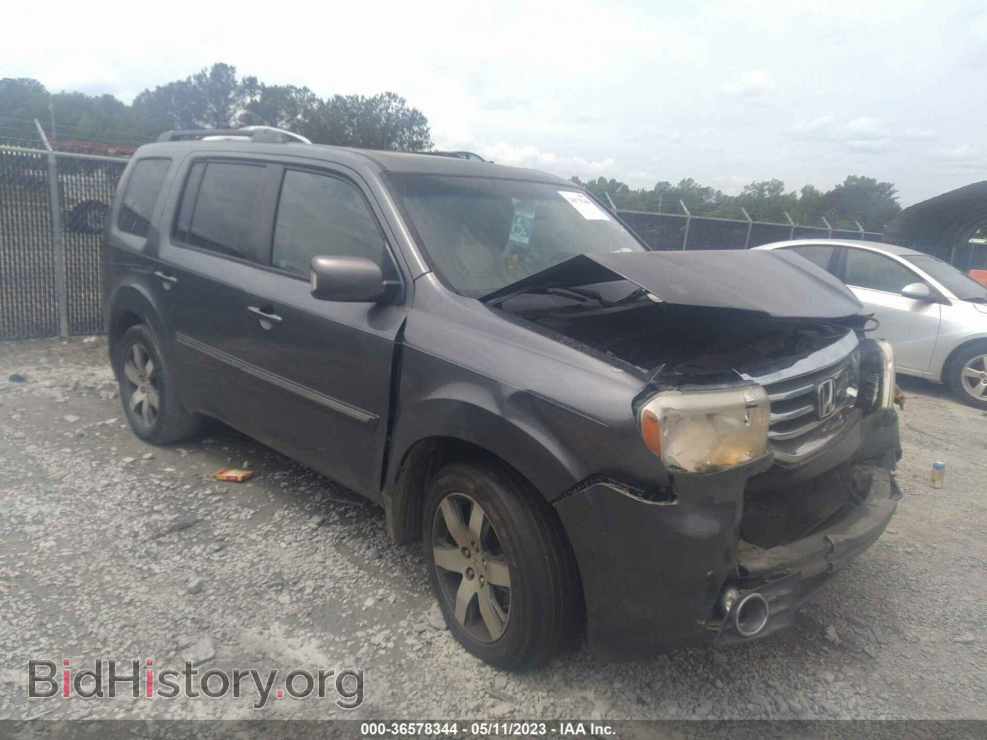 Фотография 5FNYF3H95CB007683 - HONDA PILOT 2012