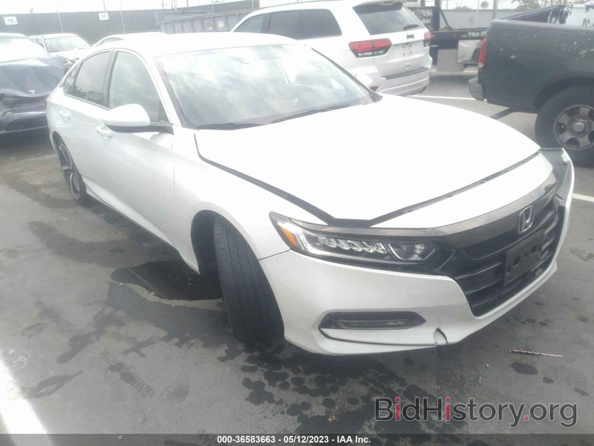 Photo 1HGCV1F34LA054195 - HONDA ACCORD SEDAN 2020