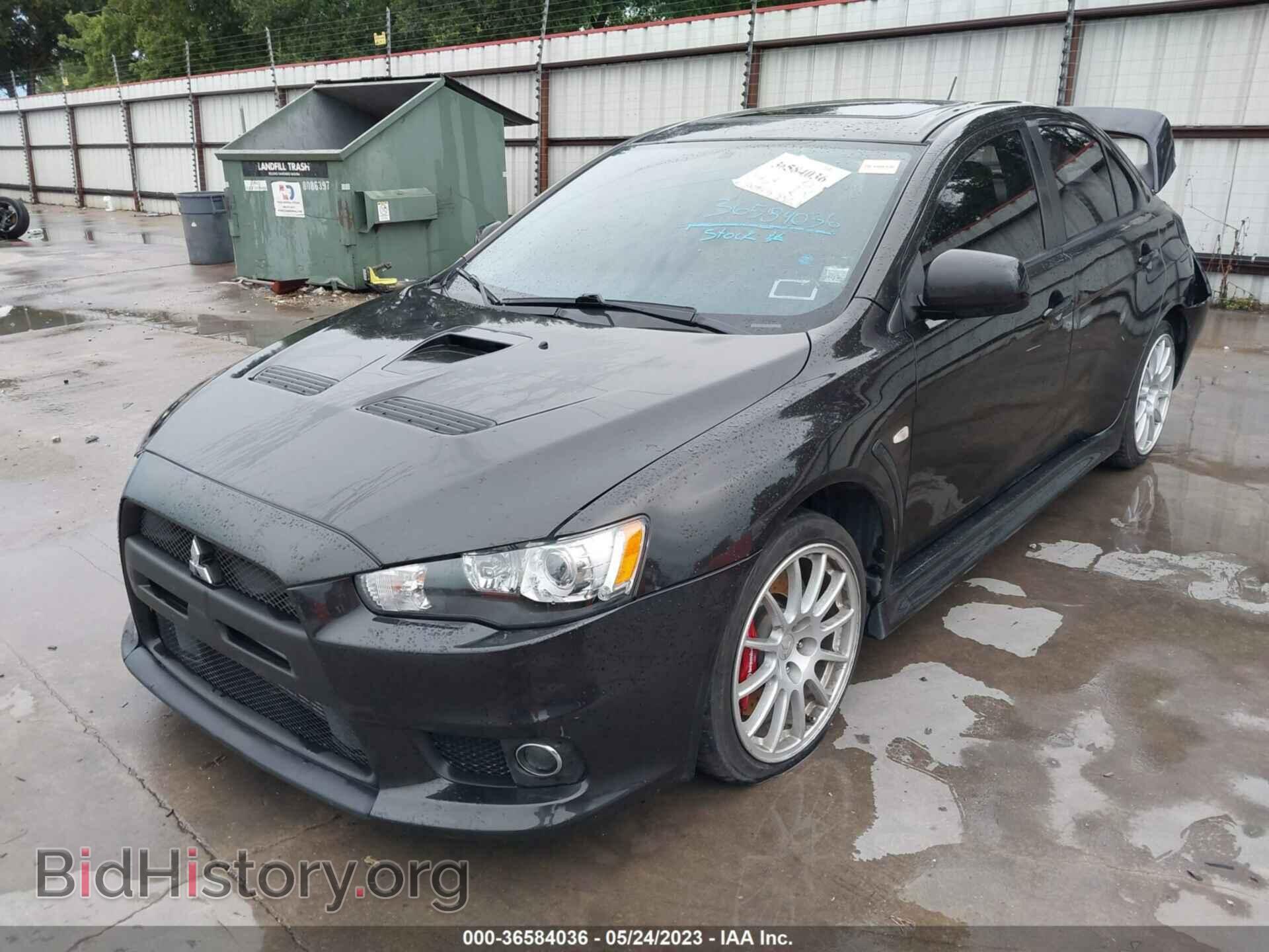 2014 MITSUBISHI LANCER EVOLUTION - VIN: JA32W8FV2EU006759 - Фото 2