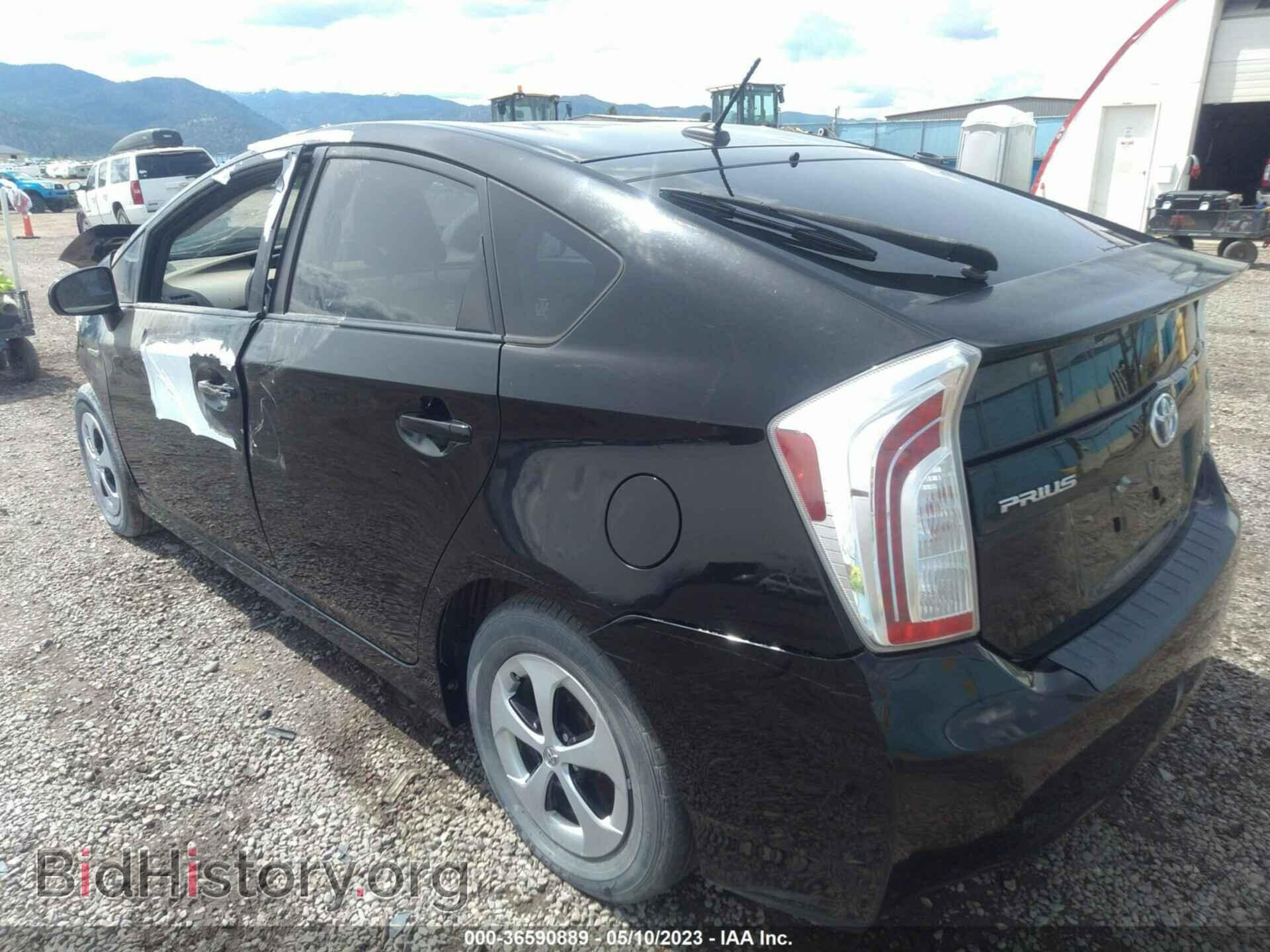 2012 TOYOTA PRIUS - VIN: JTDKN3DU6C5451465 - Фото 3