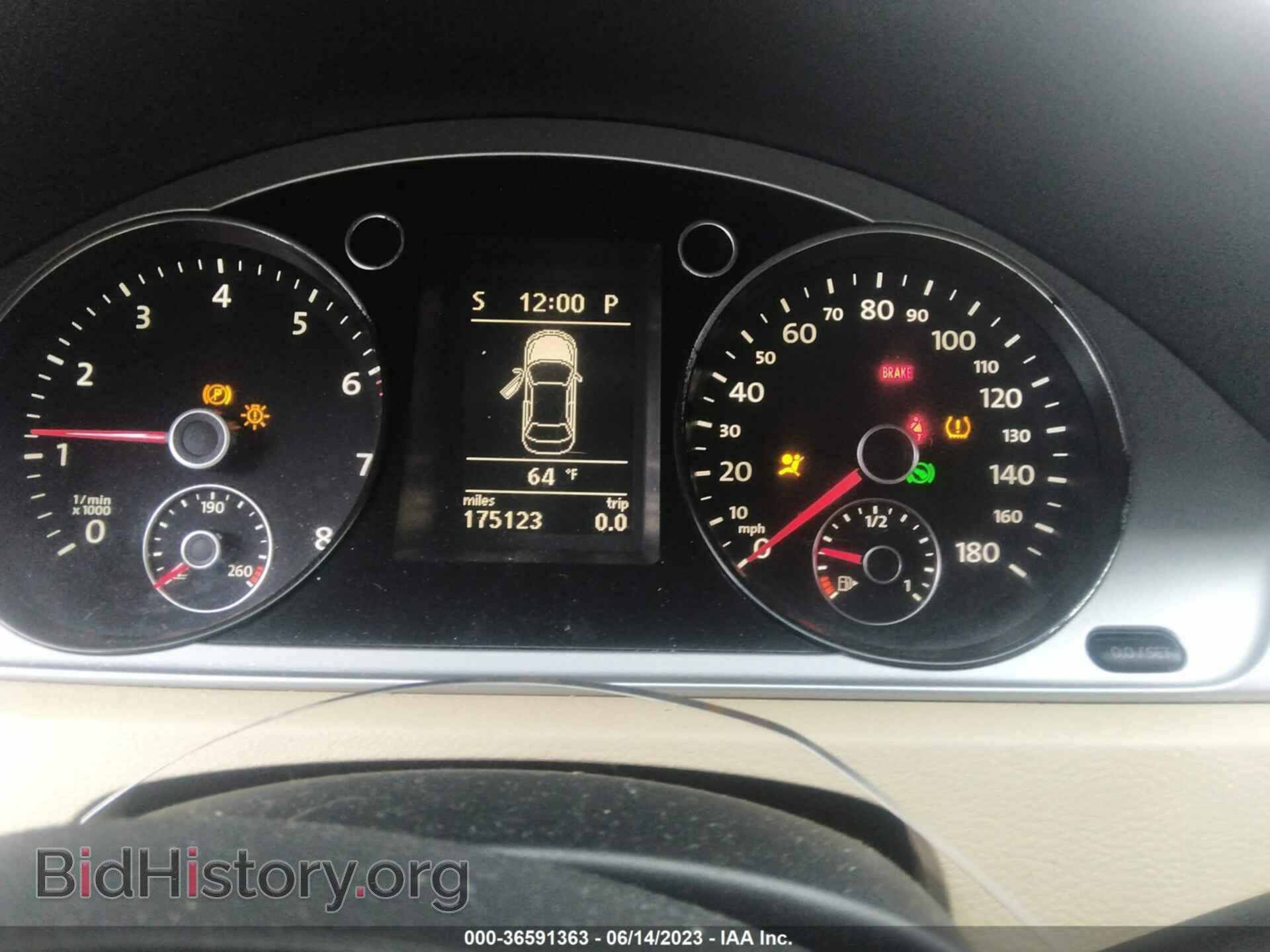 2012 VOLKSWAGEN CC - VIN: WVWMP7AN2CE545950 - Фото 7