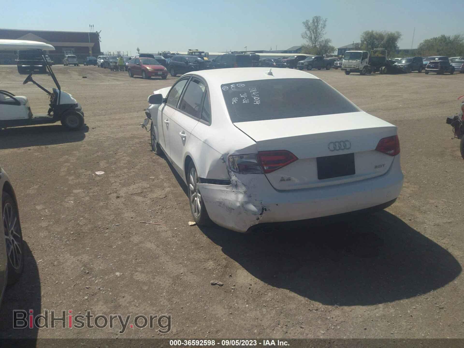2012 AUDI A4 - VIN: WAUAFAFL3CN008365 - Фото 3