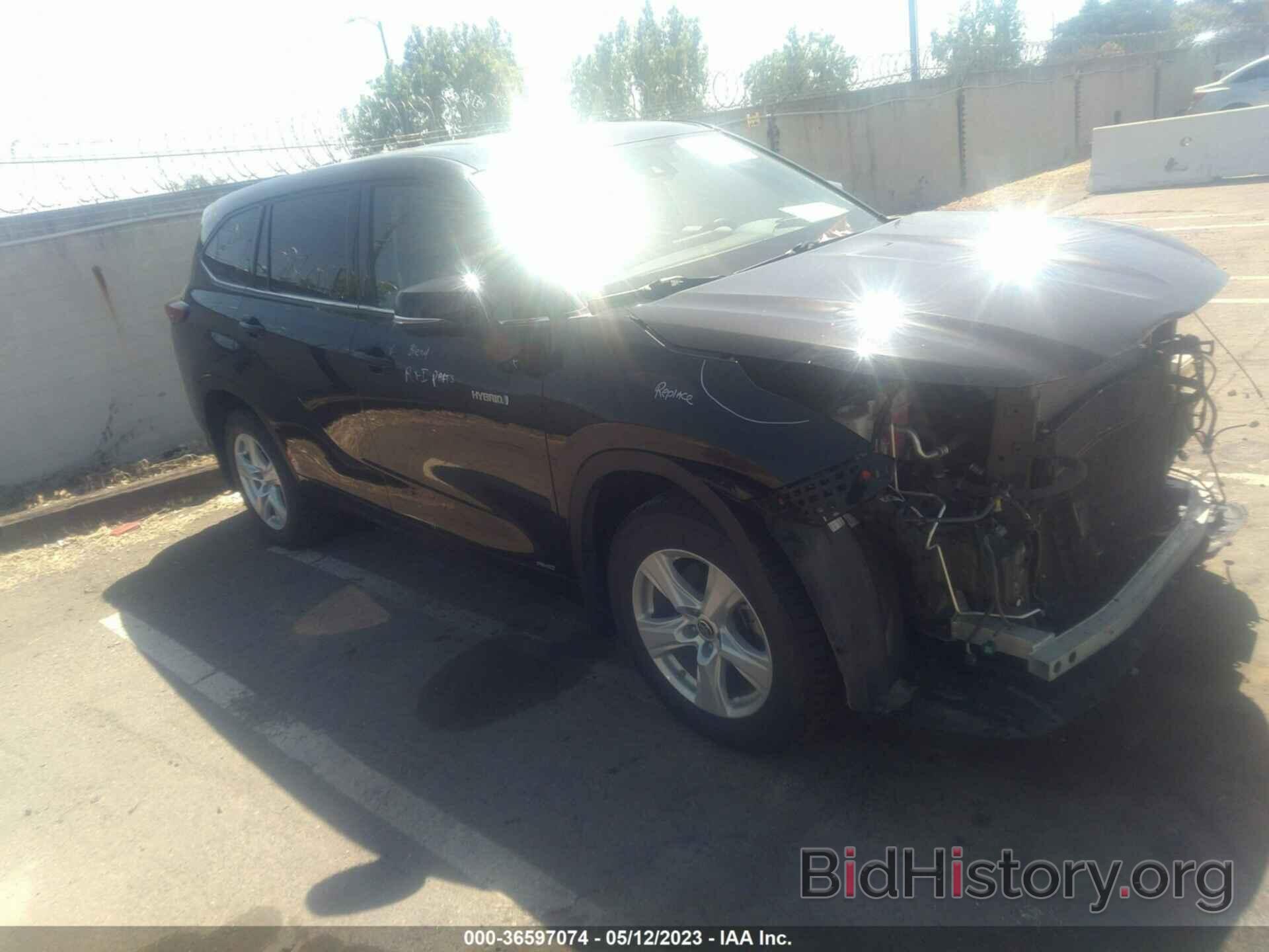 Photo 5TDBBRCHXMS040940 - TOYOTA HIGHLANDER 2021