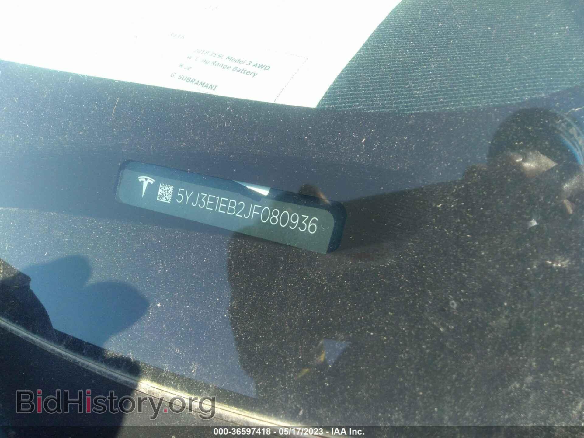 2018 TESLA MODEL 3 - VIN: 5YJ3E1EB2JF080936 - Photo 9