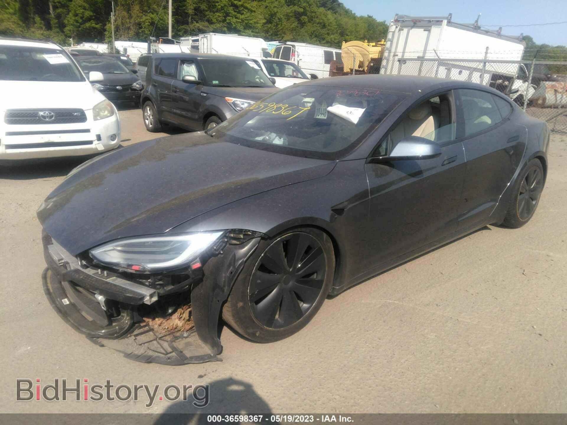 2022 TESLA MODEL S - VIN: 5YJSA1E58NF462668 - Photo 2
