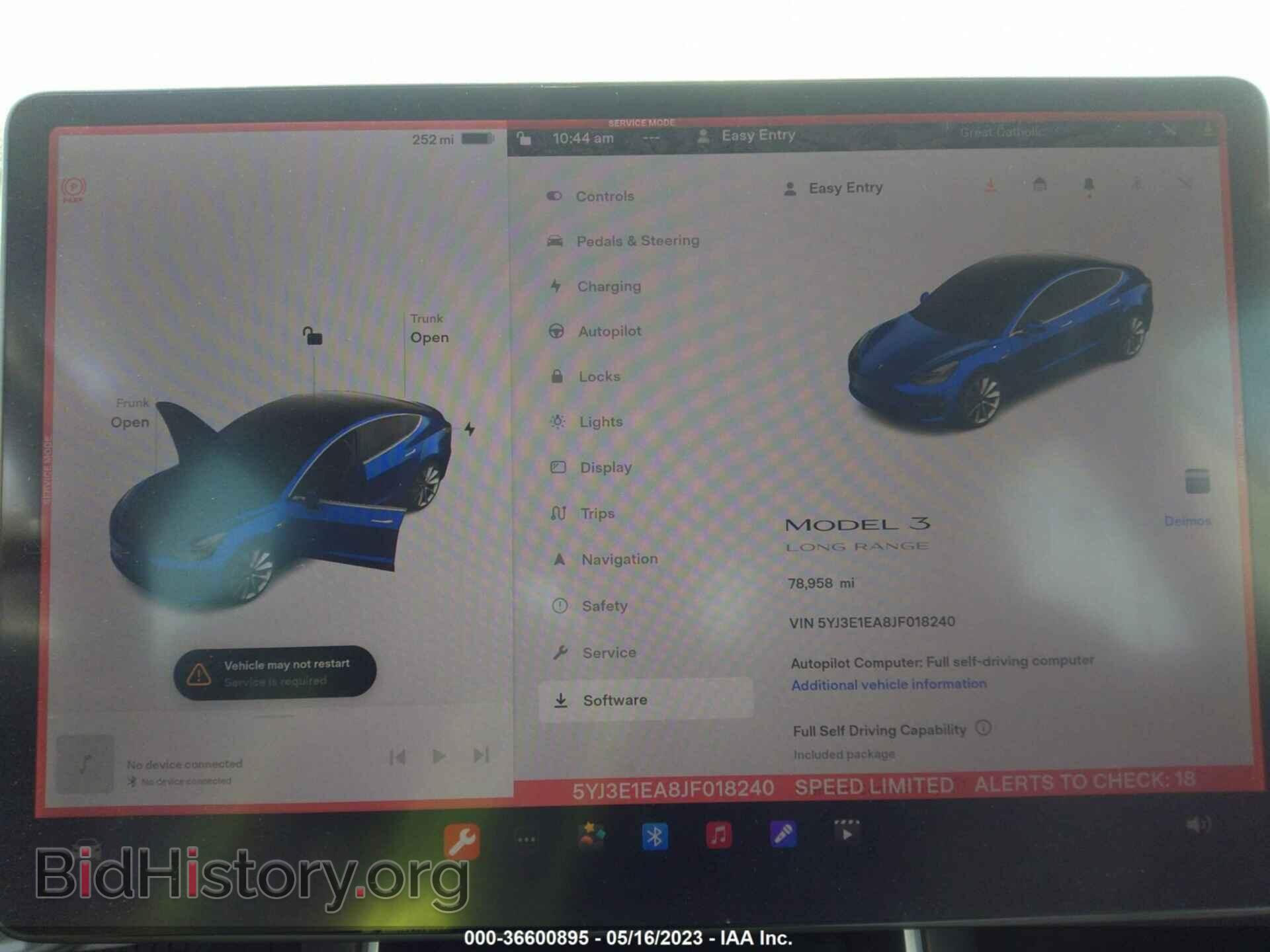 2018 TESLA MODEL 3 - VIN: 5YJ3E1EA8JF018240 - Фото 7