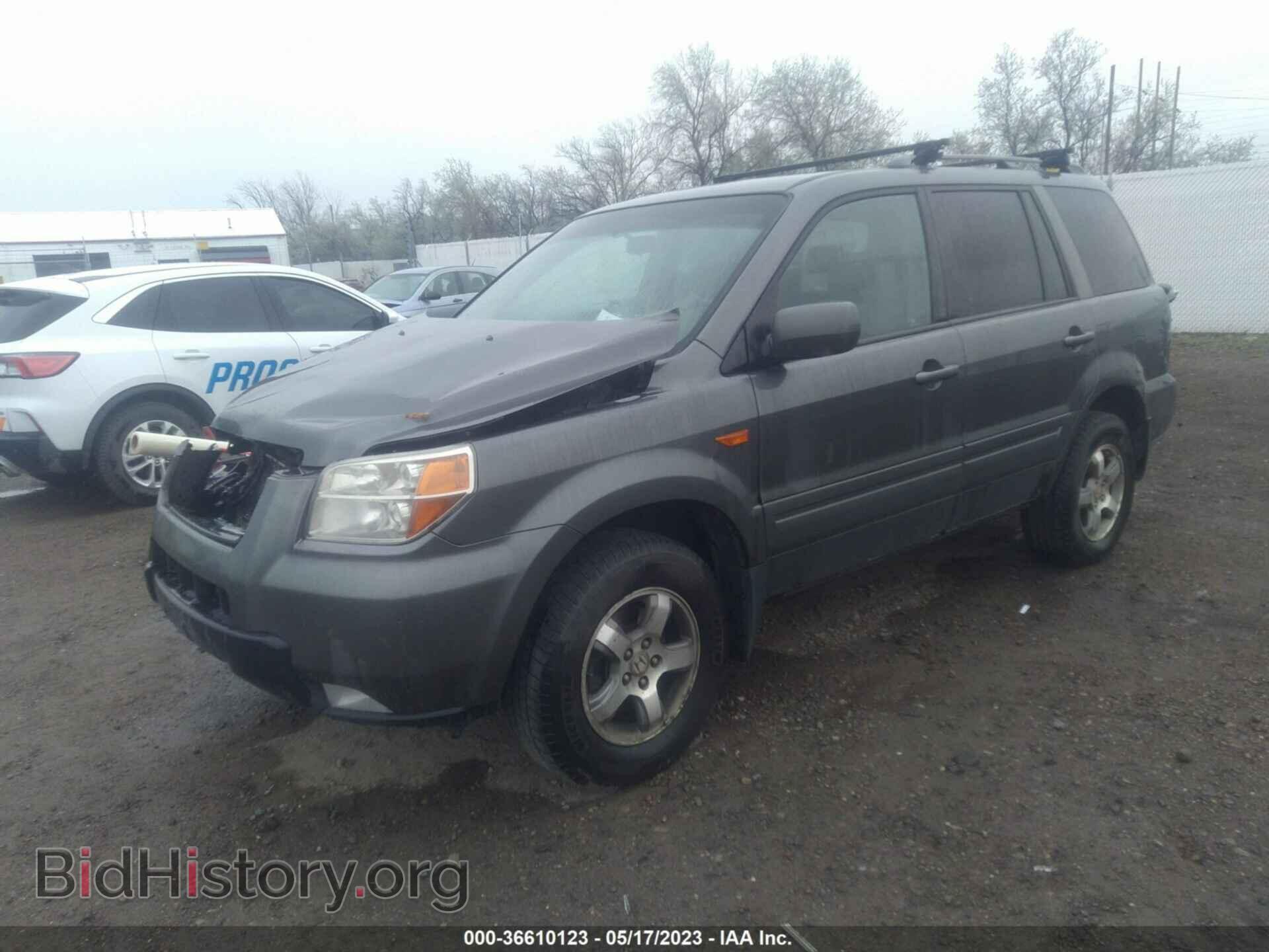 2007 HONDA PILOT - VIN: 2HKYF18467H534289 - Фото 2