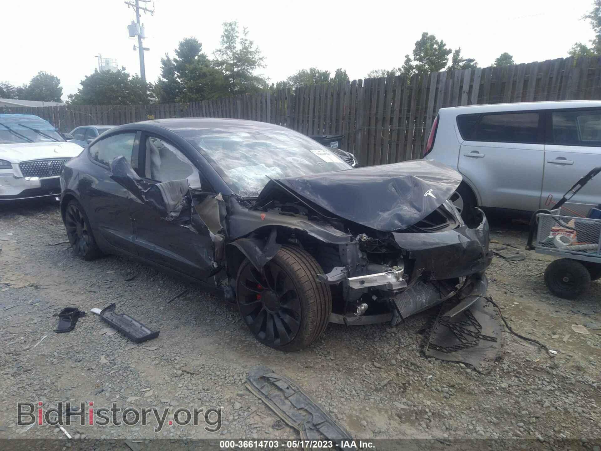 Photo 5YJ3E1EC4NF319143 - TESLA MODEL 3 2022