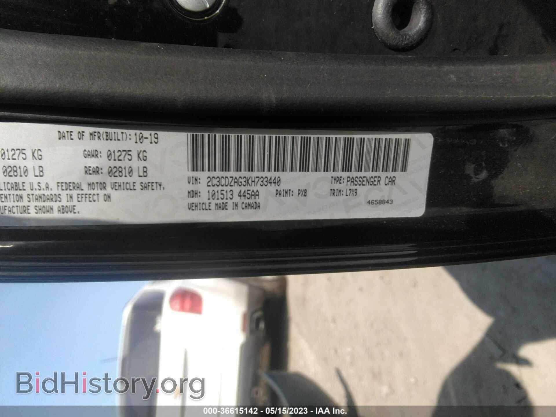 2019 DODGE CHALLENGER - VIN: 2C3CDZAG3KH733440 - Photo 9
