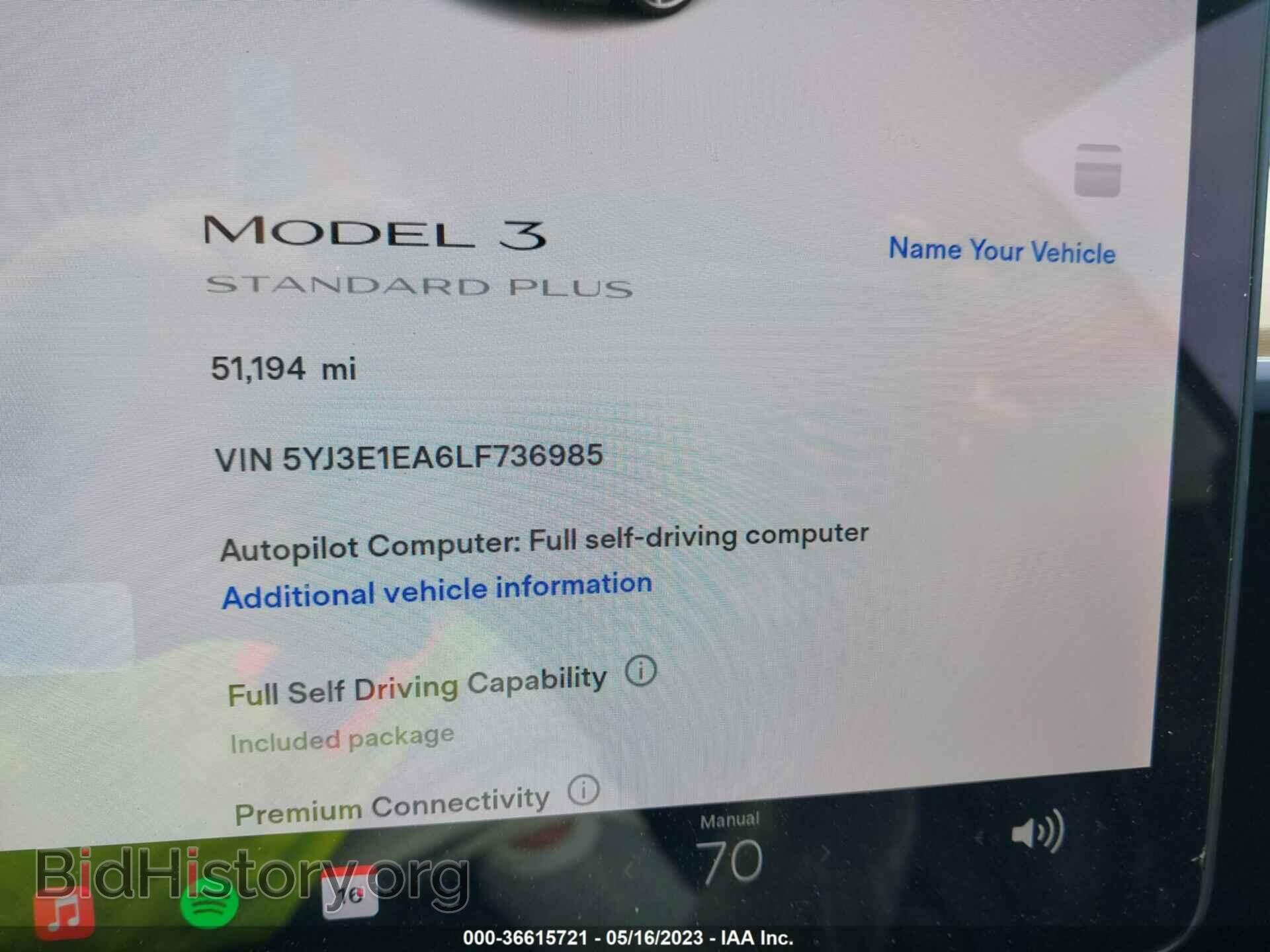 2020 TESLA MODEL 3 - VIN: 5YJ3E1EA6LF736985 - Фото 7