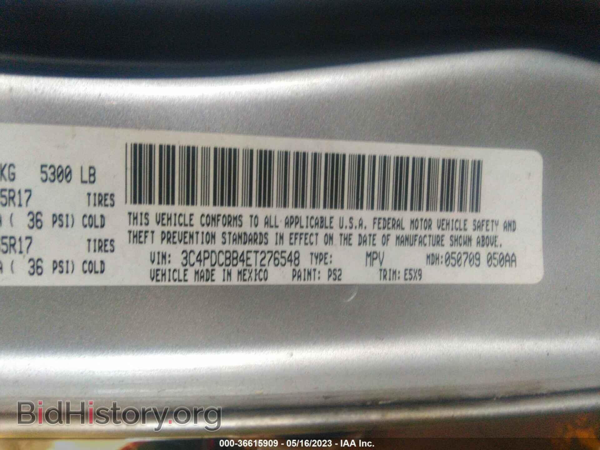 2014 DODGE JOURNEY - VIN: 3C4PDCBB4ET276548 - Photo 9